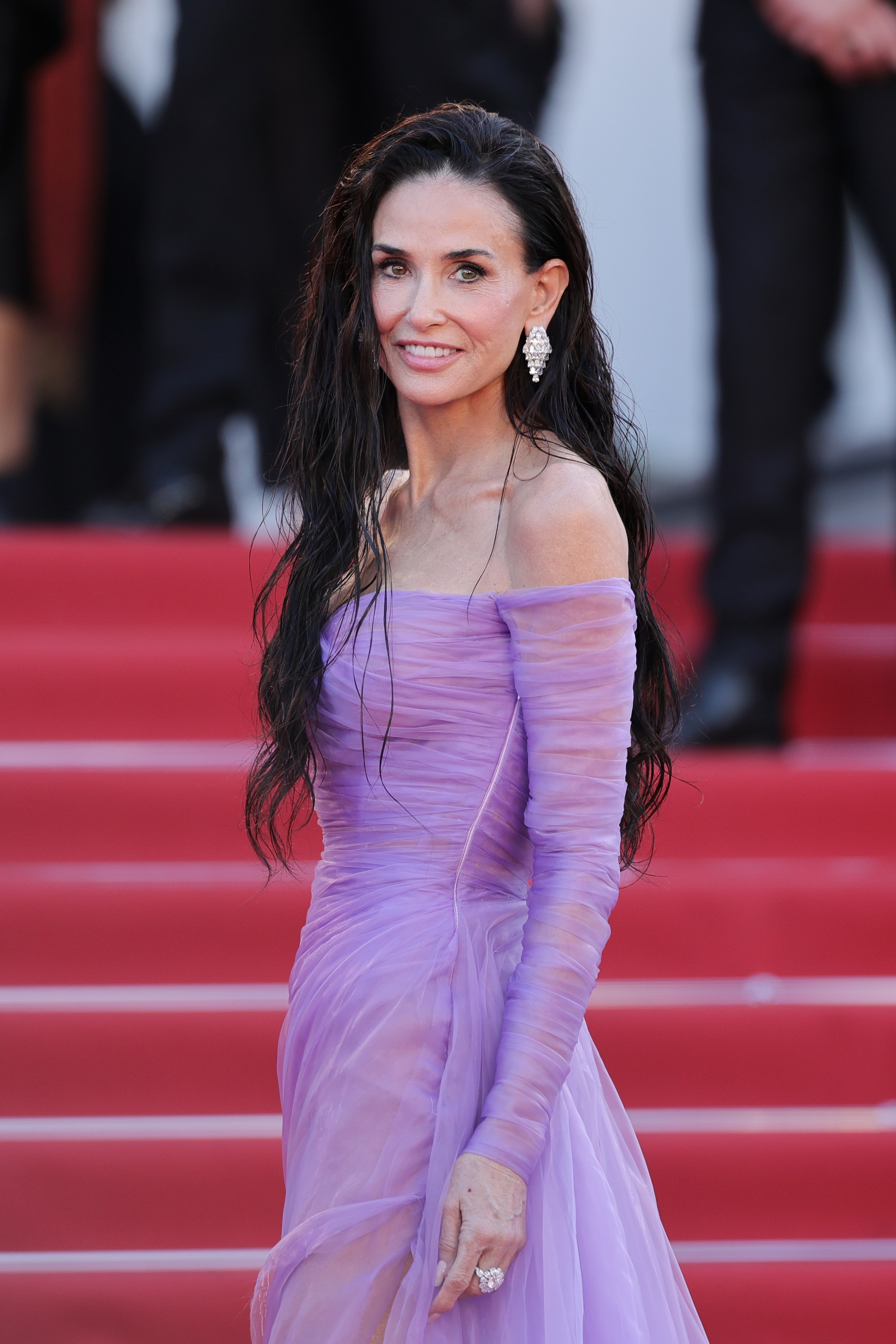 Demi Moore poses during the "La Vie D'Une Femme" (A Women's Life) screening at the 79th annual Cannes Film Festival at Palais des Festivals on May 13, 2026, in Cannes, France | Source: Getty Images