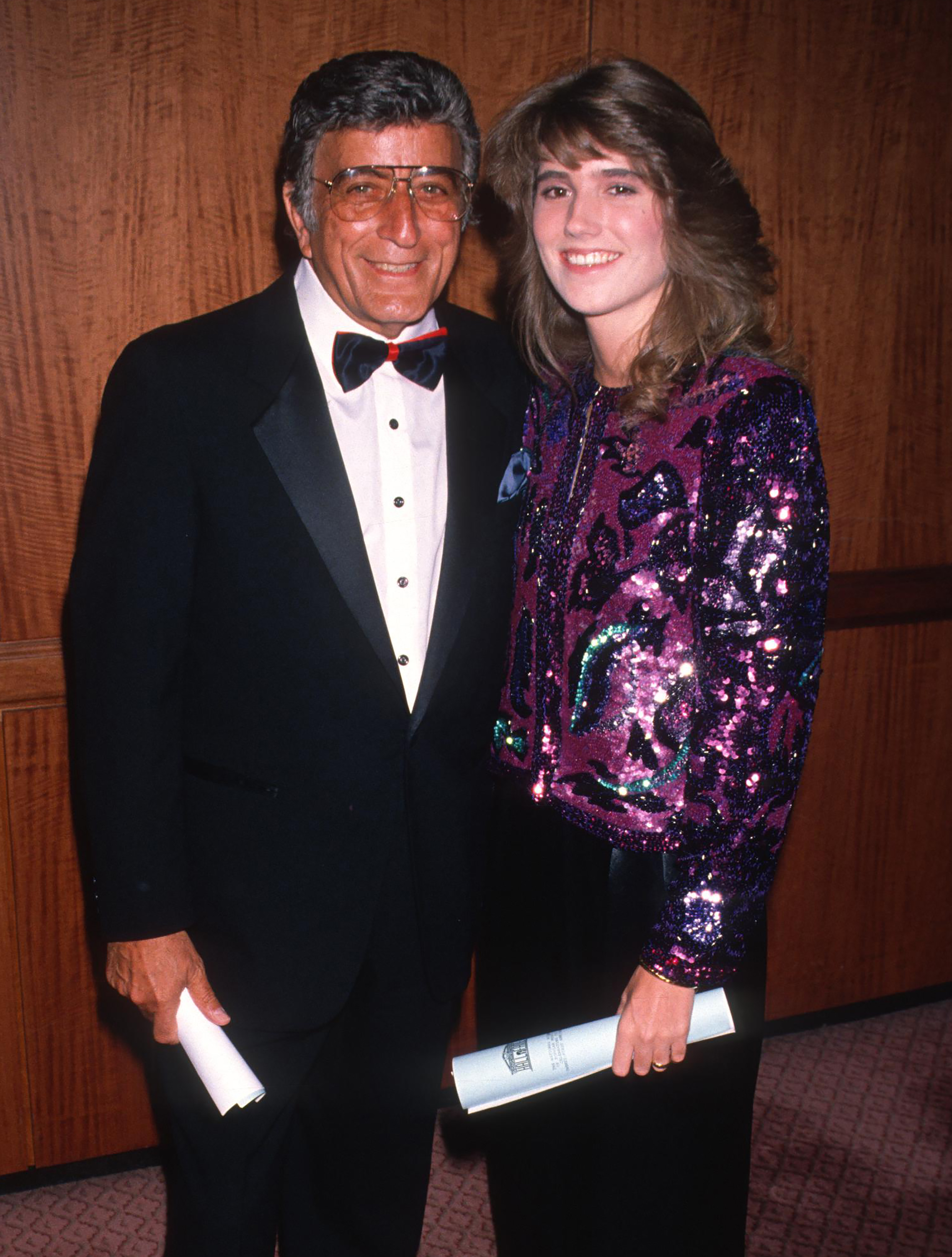 Tony Bennett and Susan Crow at the 21st annual Songwriters Hall of Fame Awards in New York on May 30, 1990 | Source: Getty Images