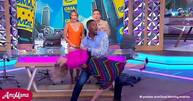 Michael Strahan and Sara Haines display flare with their sassy dance moves