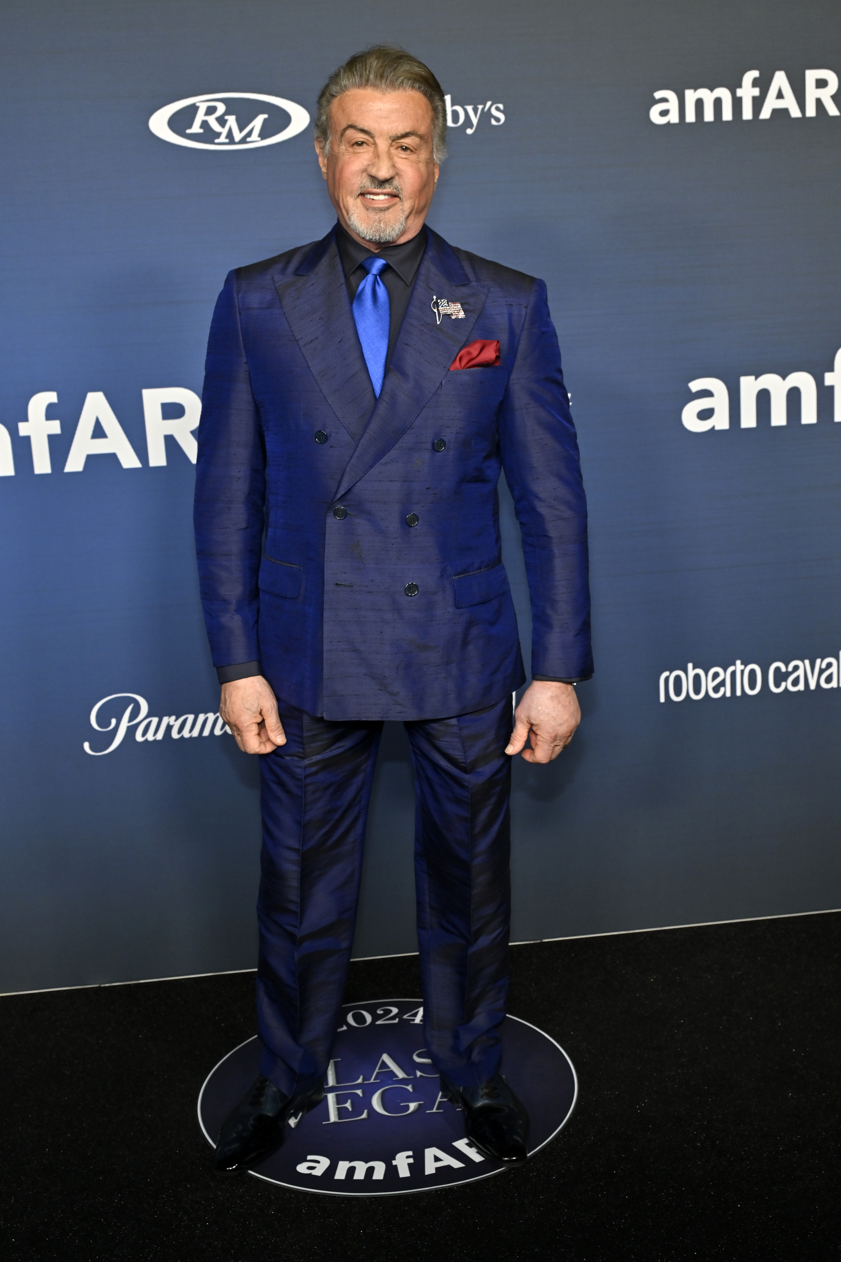 Sylvester Stallone at amfAR Las Vegas on November 22, 2024, in Nevada. | Source: Getty Images