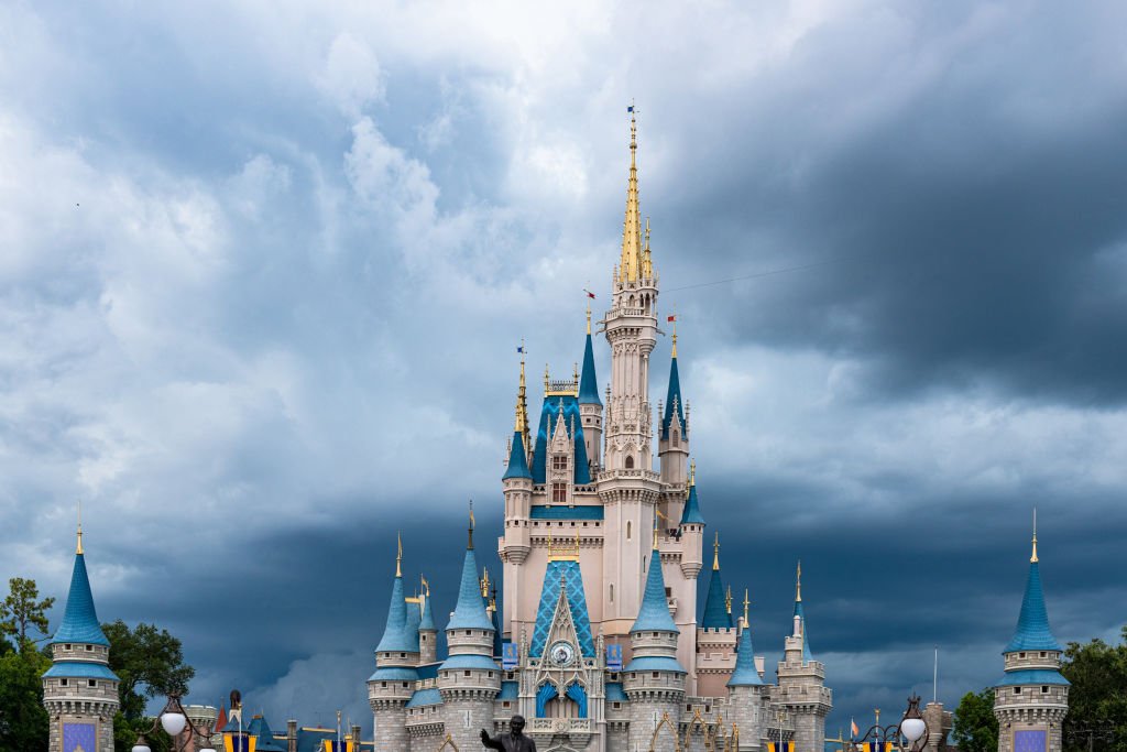 The Cinderella Castle in the Walt Disney's Magic Kingdom theme park in 2017. I Image: Getty Images.