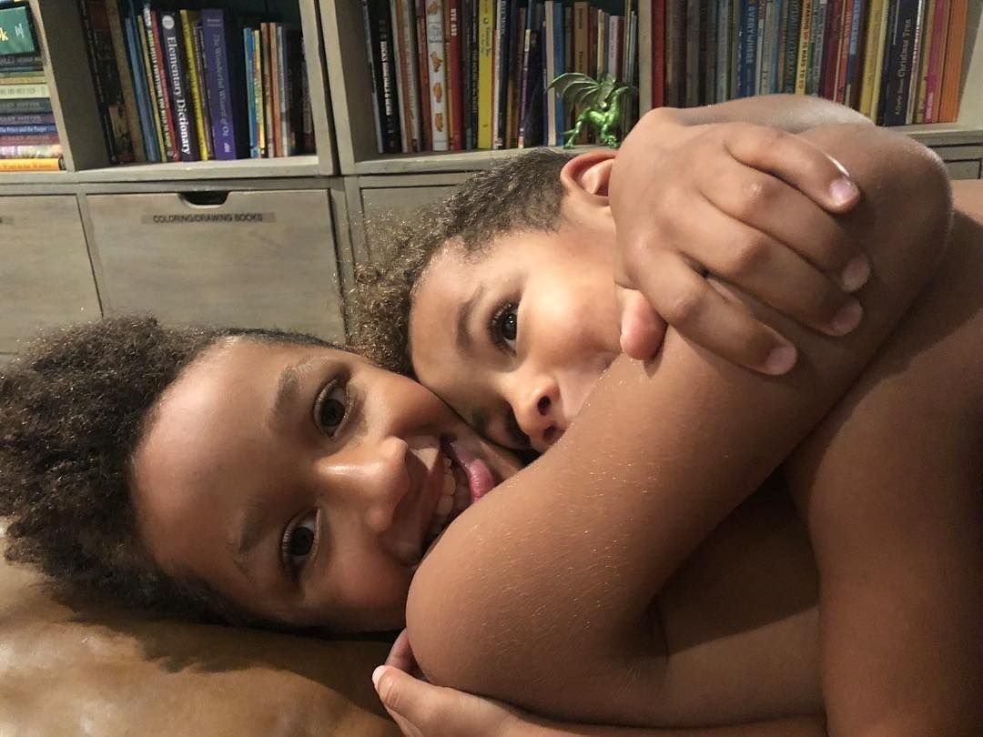 Alicia Keys' sons Egypt, 9, and Genesis, 5, at their home in Englewood, New Jersey/ Source: Getty Images
