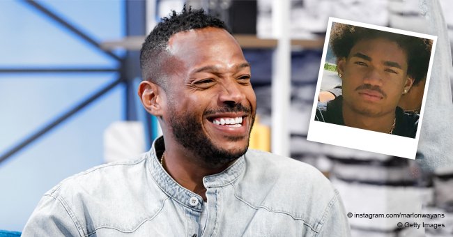 Check Out Marlon Wayans's Only Son, Shawn Showing off His Mustache ...