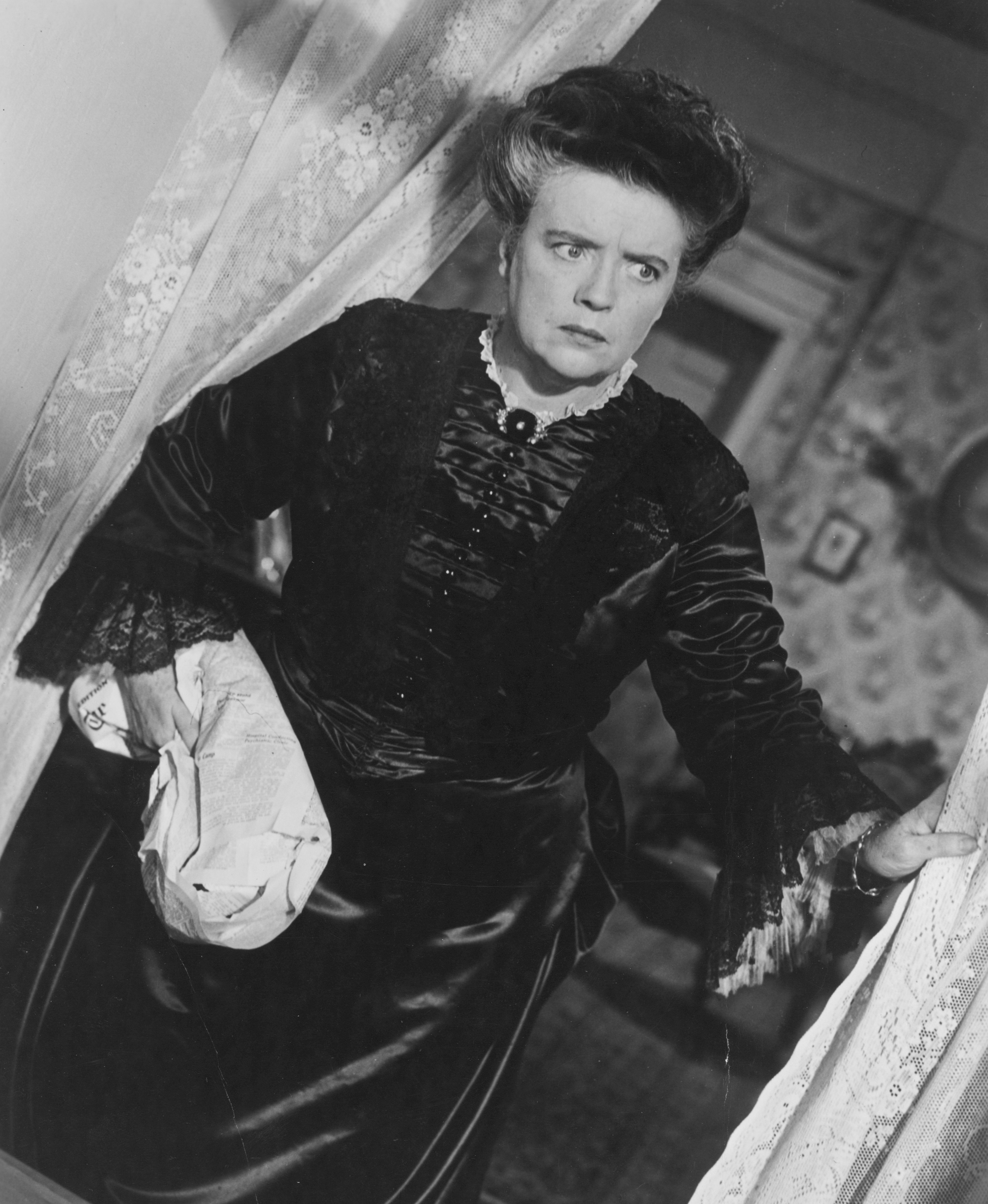 Frances Bavier as Helen Harley in the film "Man in the Attic," in 1953. | Source: Getty Images