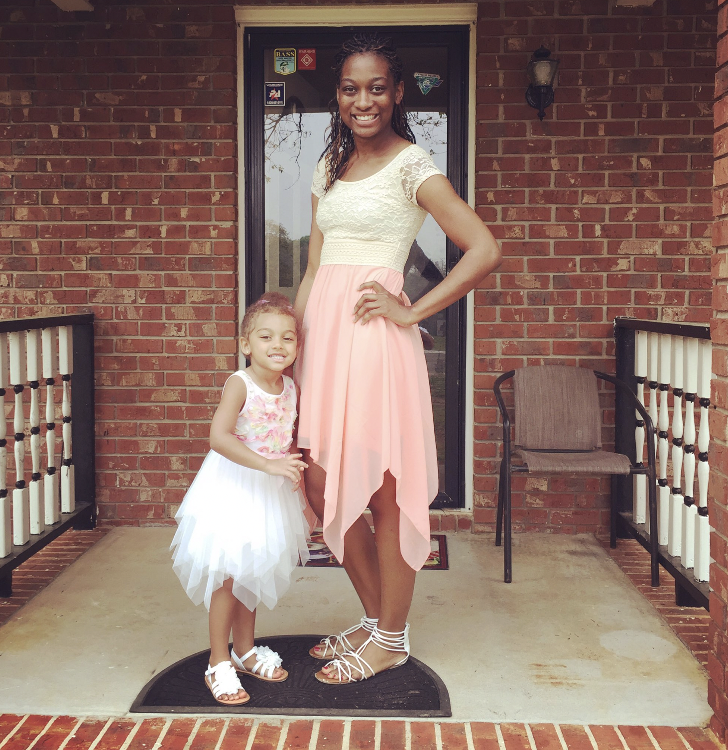 Chloe Chrisley and her biological mother from a post dated March 31, 2016. | Source: X/@angej201211