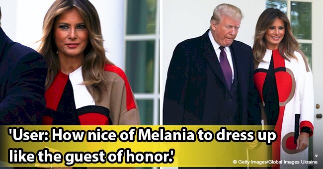 Melania Trump gets slammed for wearing 'hideous' $9,000 Dior coat to celebrate Thanksgiving 