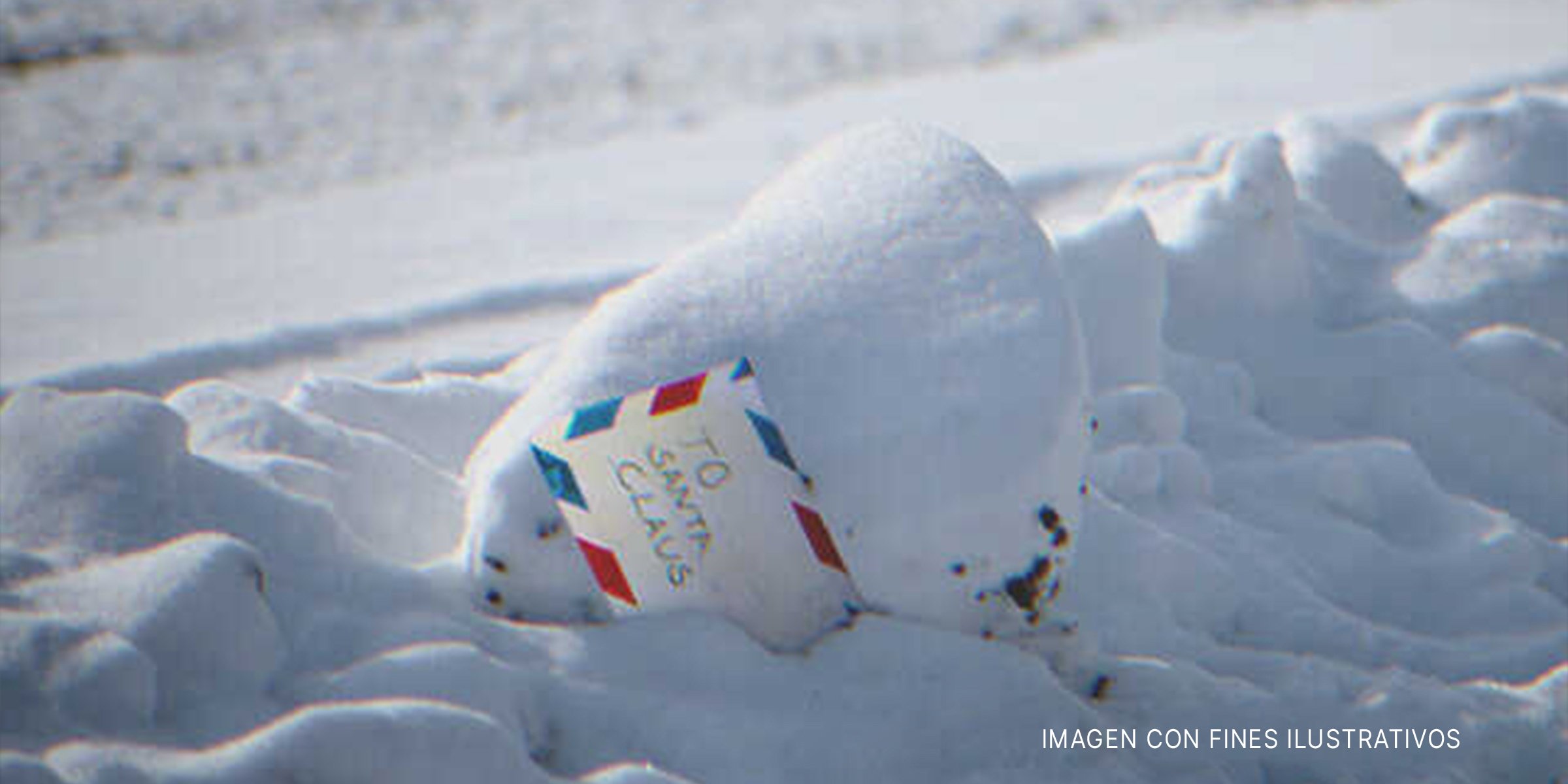 Carta en la nieve | Foto: Shutterstock