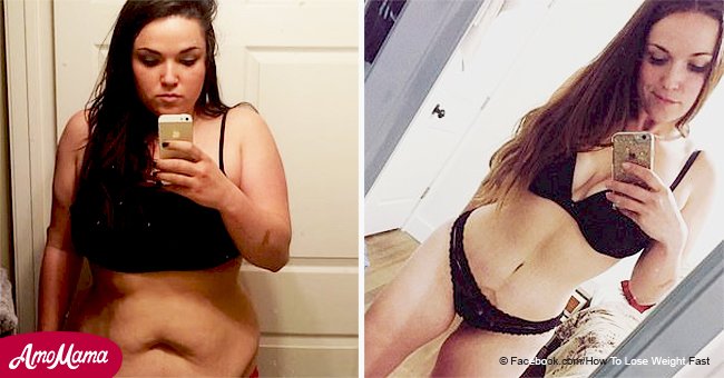 Overweight Idaho woman loses 124 pounds after boyfriend dropped her 'out of nowhere'