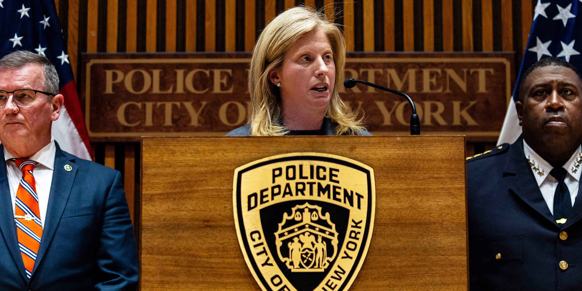 NYPD Commissioner Jessica Tisch | Source: Getty Images