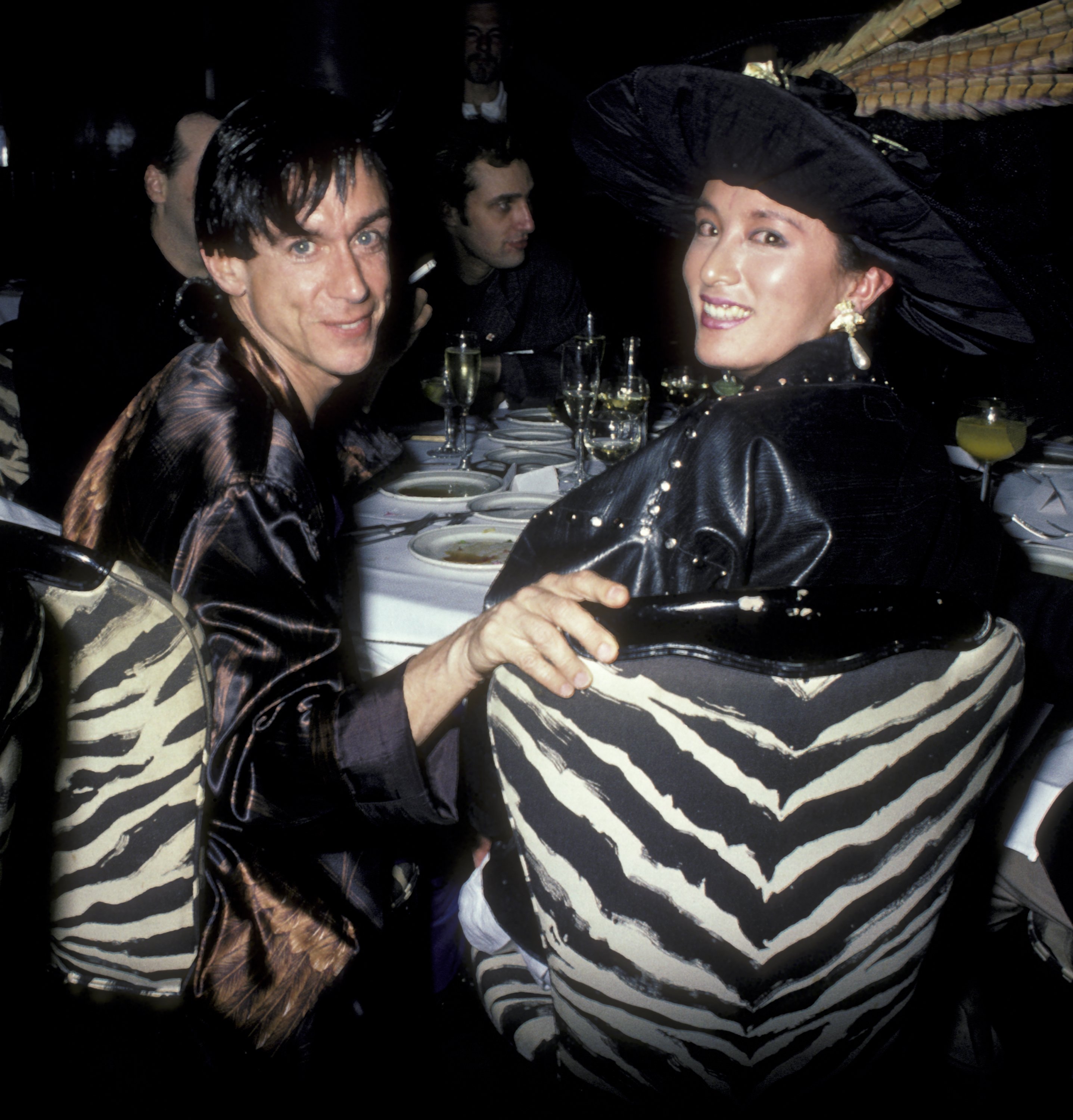  Iggy Pop and Suchi Asano at Diane Brill's birthday party in1986 in New York City. | Source: Getty Images