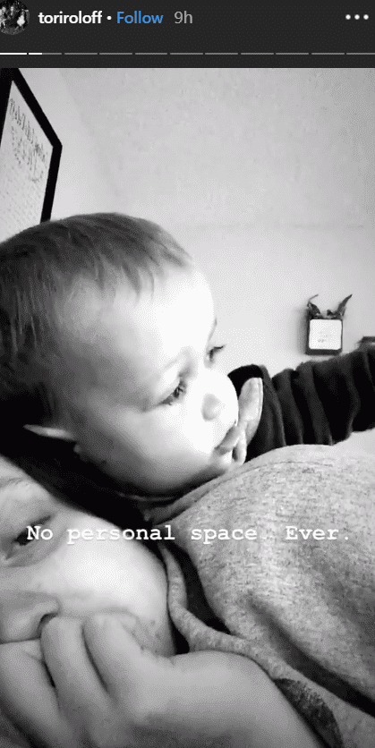 Photo of Tori Roloff and her son, Jackson | Photo: Instagram story / @toriroloff