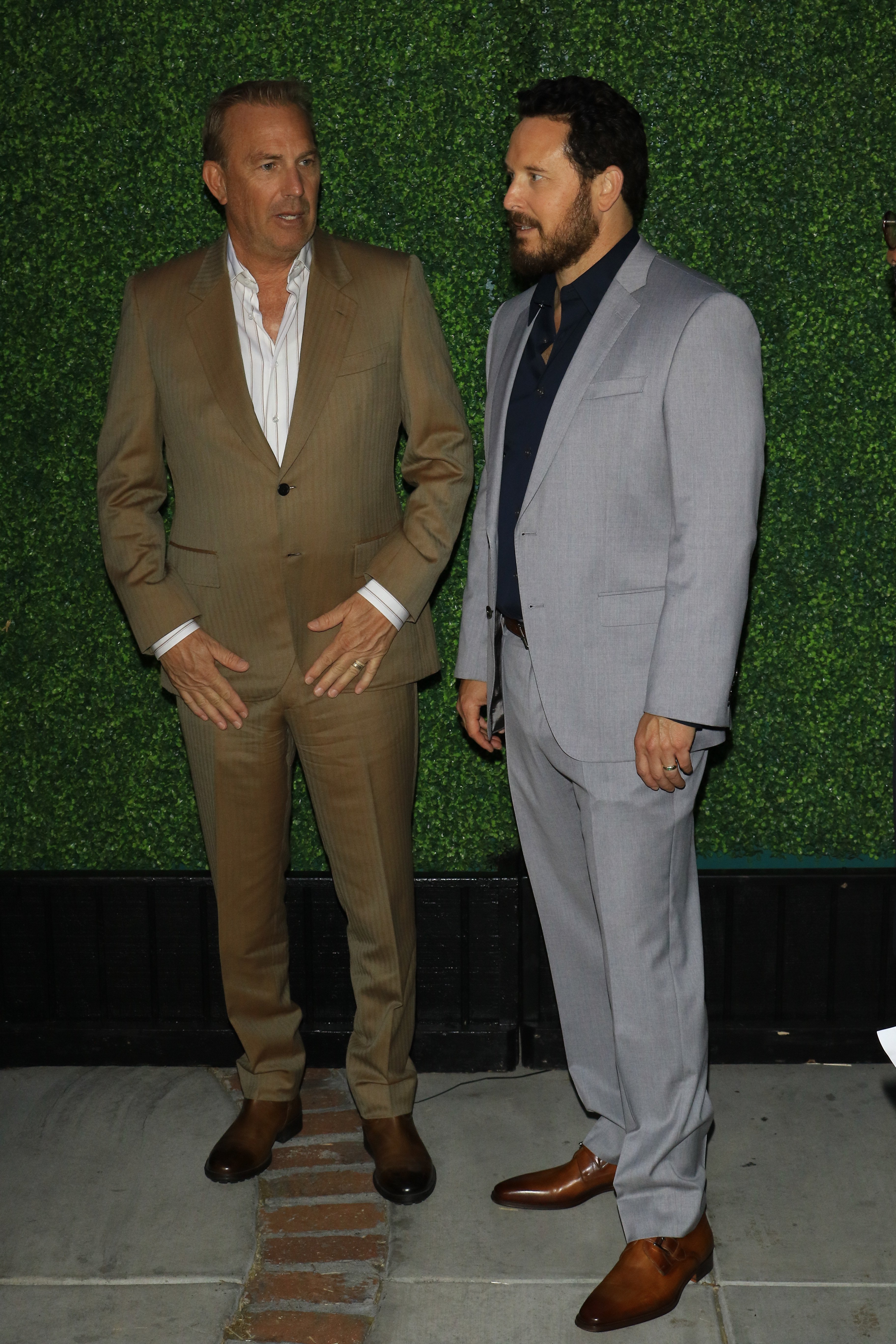Kevin Costner and Cole Hauser seen on May 30, 2019, in Los Angeles, California | Source: Getty Images