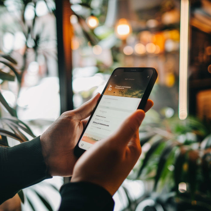 A close-up shot of a person transferring money online using their phone | Source: Midjourney