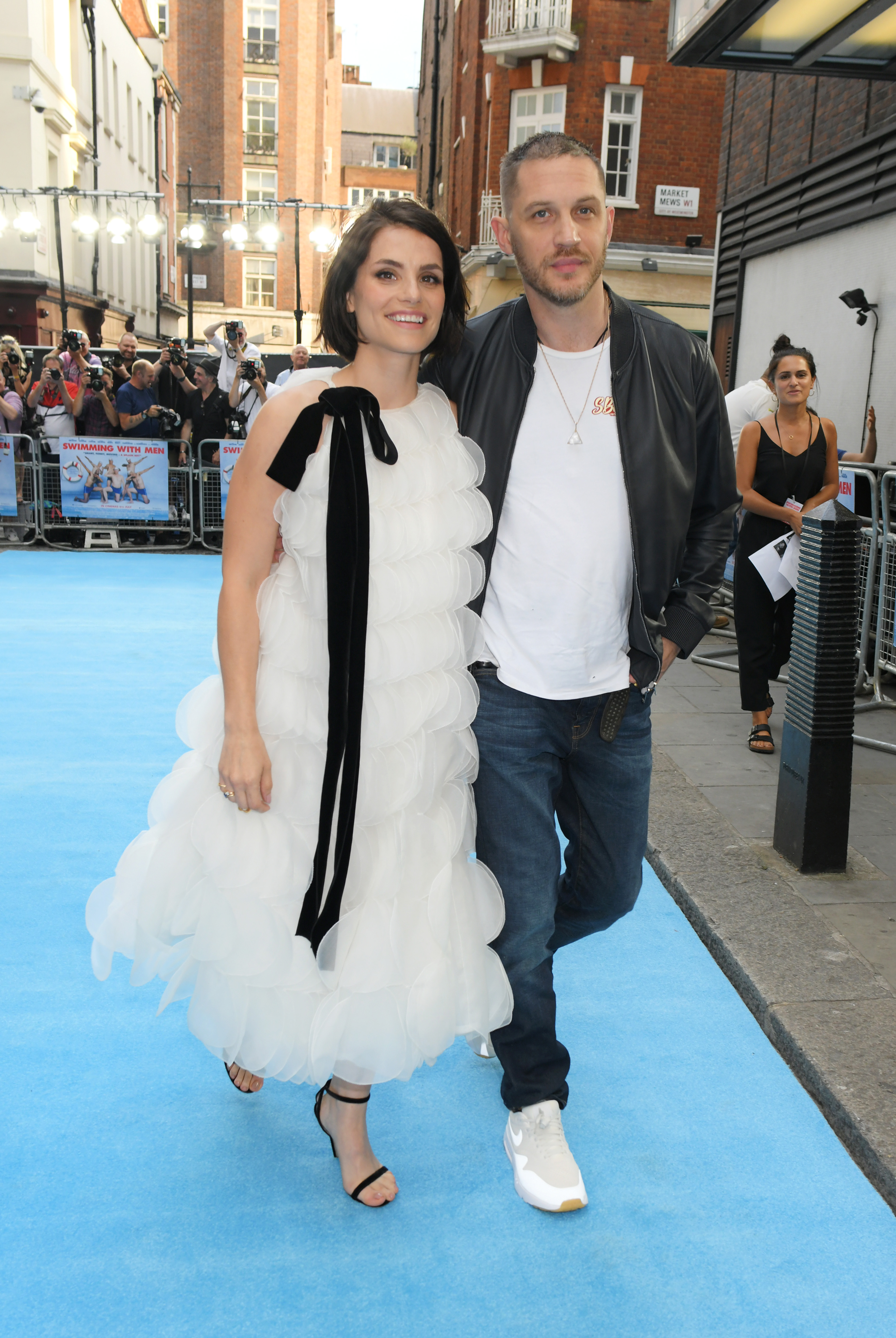 Tom Hardy and Charlotte Riley on July 4, 2018 in London, England | Source: Getty Images