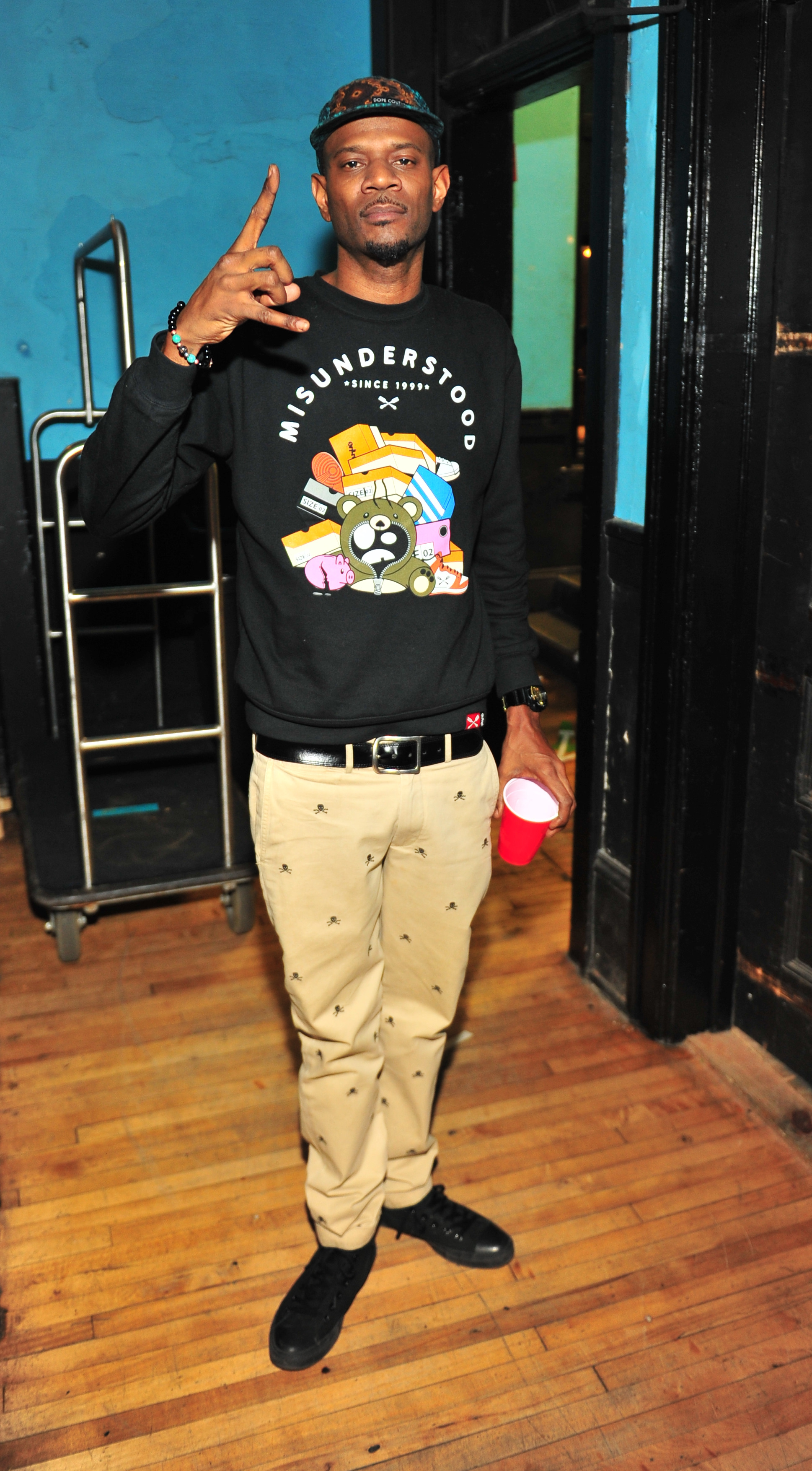 Tuki Carter backstage at The Tabernacle on December 10, 2011, in Atlanta, Georgia. | Source: Getty Images