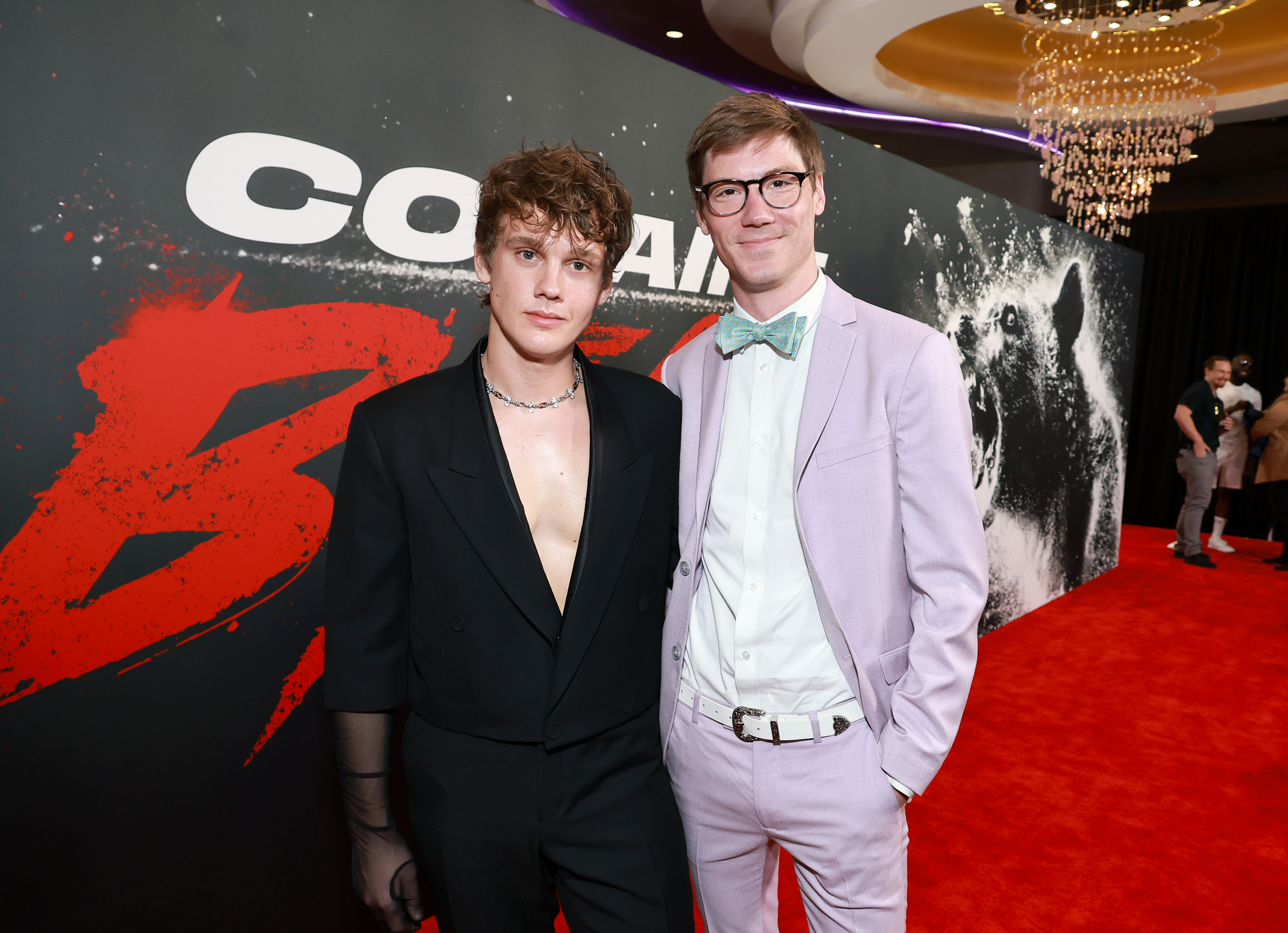 Hunter Doohan and Fielder Jewett at the Los Angeles premiere of "Cocaine Bear" on February 21, 2023, in California | Source: Getty Images
