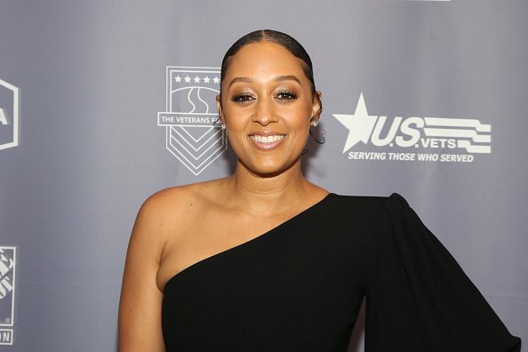 Tia Mowry at the 2019 U.S. Vets Salute Gala at The Beverly Hilton Hotel on November 05, 2019 in Beverly Hills, California.| Photo:Getty Images