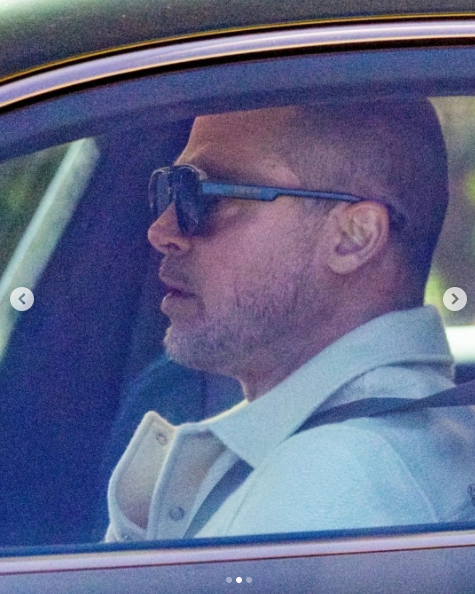 Brad Pitt spotted in Los Angeles, dated May 2025 | Source: Instagram/pagesix