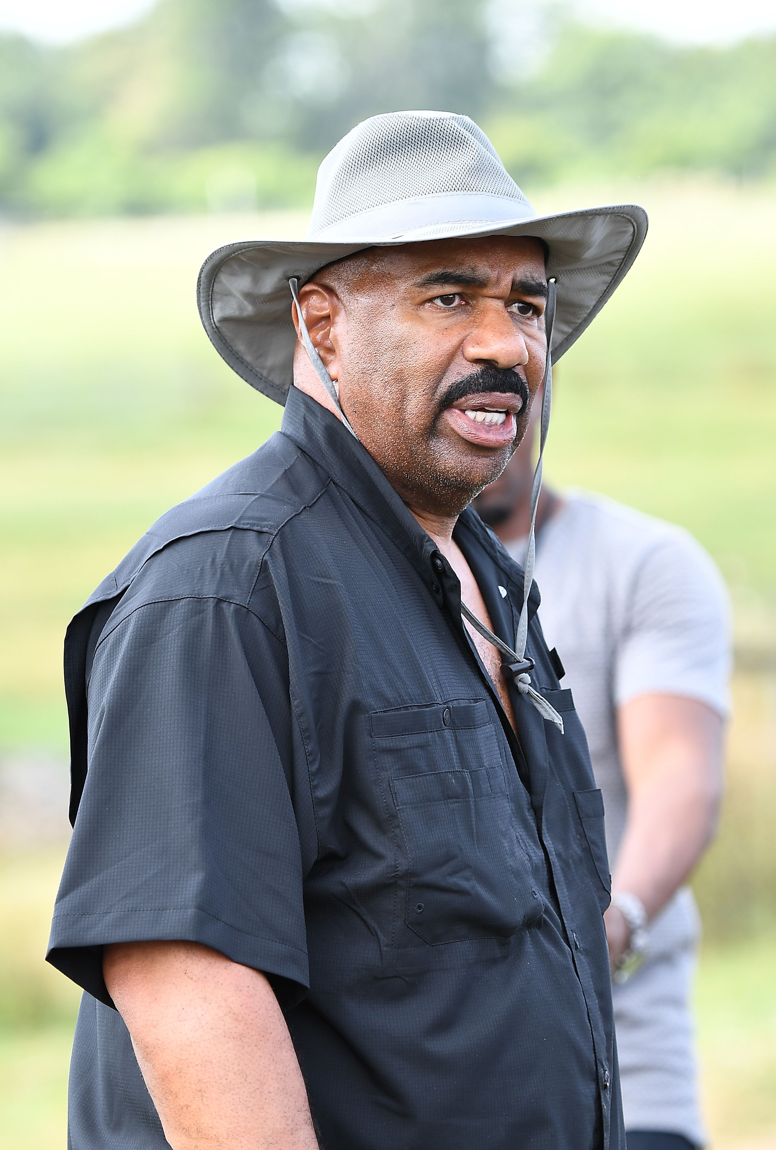 Comedian Steve Harvey at The Steve Harvey Mentoring Program For Young Men on June 14, 2018 in Georgia. | Photo: Getty Images