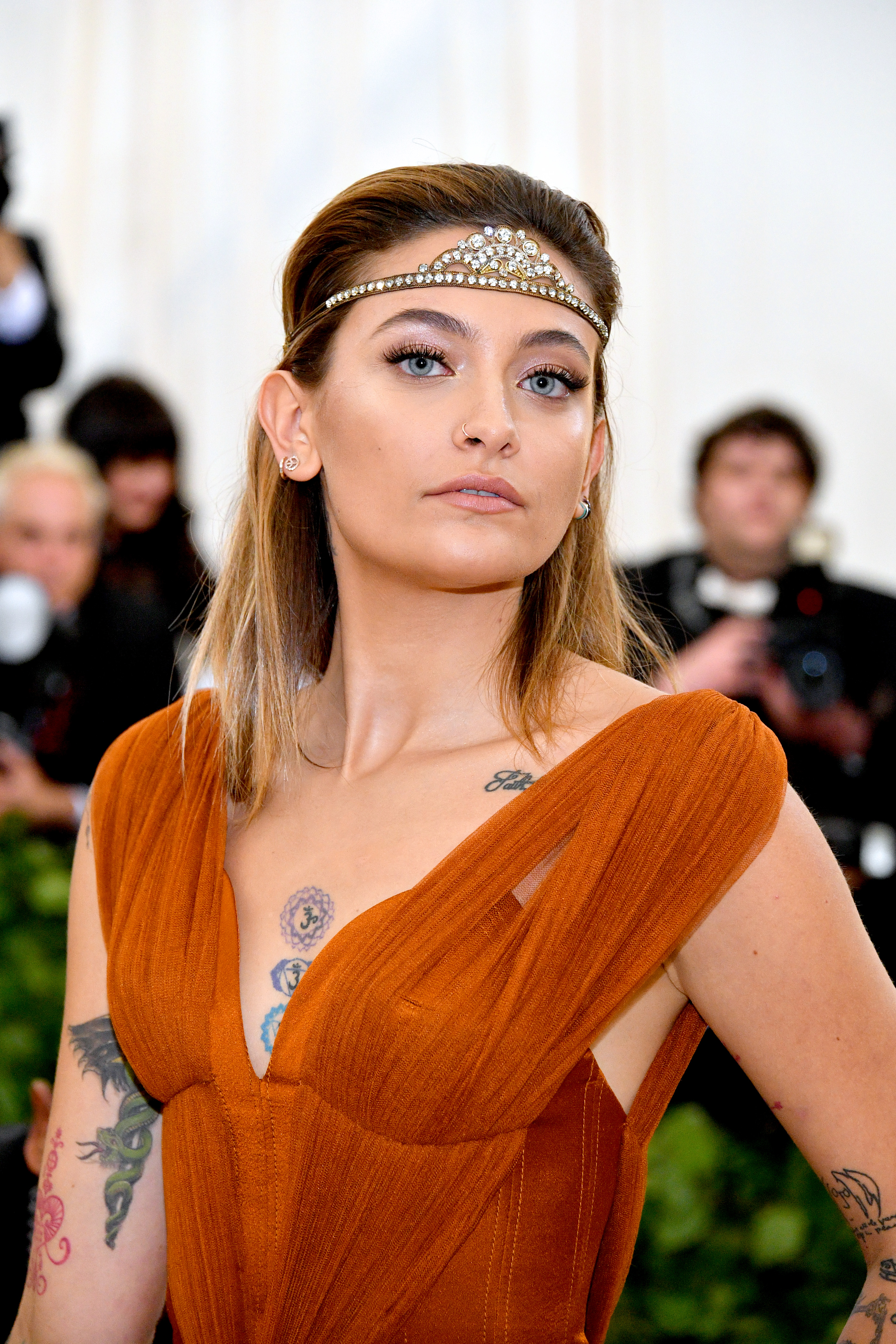Paris Jackson attends the Heavenly Bodies: Fashion & The Catholic Imagination Costume Institute Gala in New York City on May 7, 2018 | Source: Getty Images