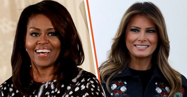 Michelle Obama on the left and Melania Trump on the right | Photo: Getty Images