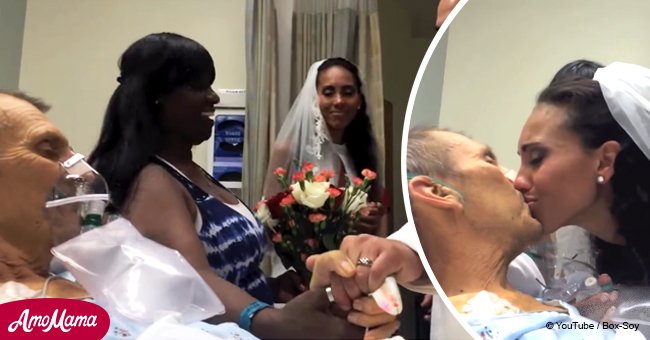 Bride drops dream-wedding plans to give dying father a final dance