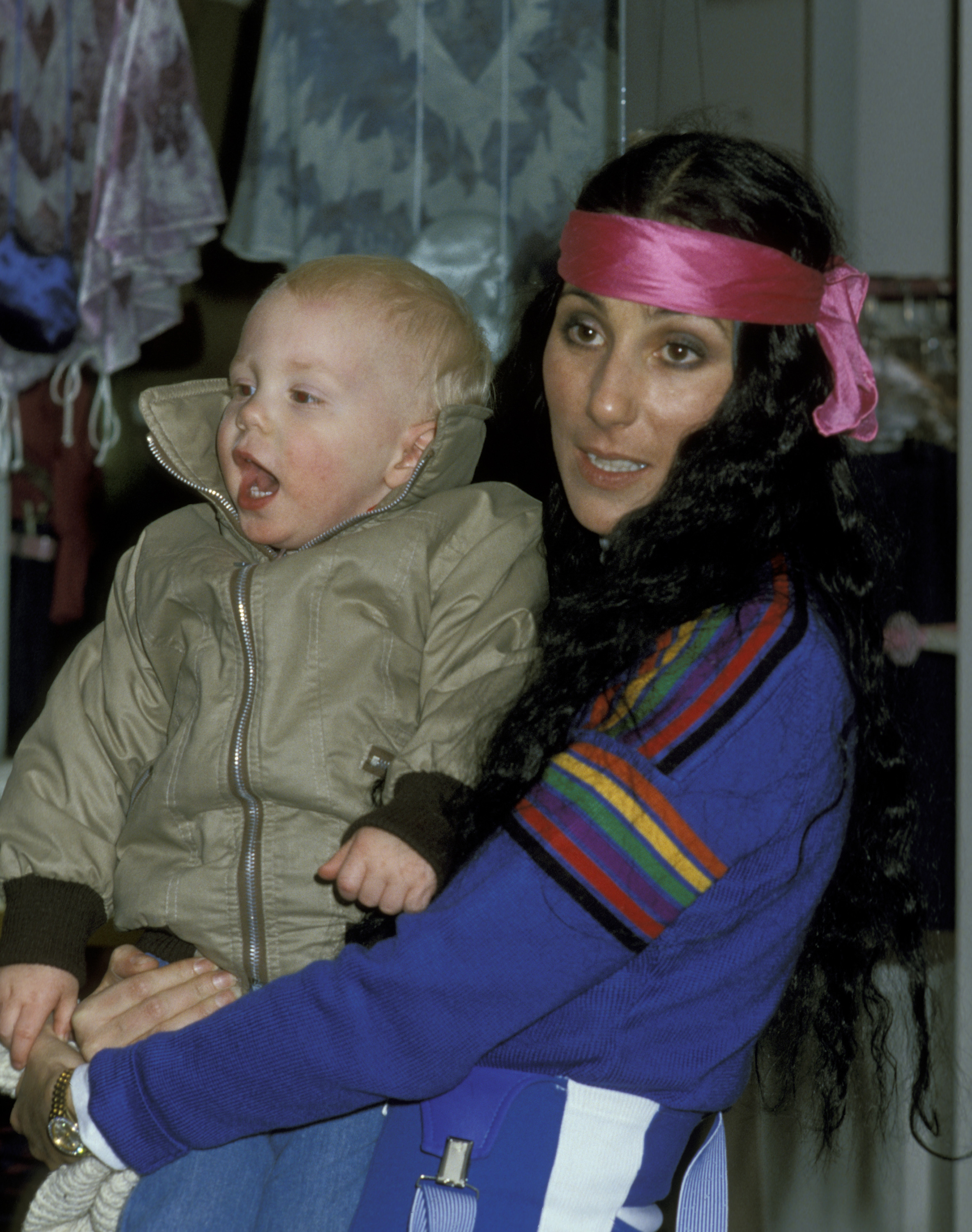 Elijah Blue Allman and Cher on December 12, 1977 | Source: Getty Images