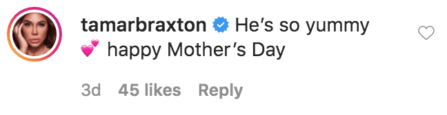 Tamar Braxton commented on a photo of Eniko Hart, her son Kenzo Hart and mother Honey posing for a selfie on Mother’s Day | Source: Instagram.com/enikohart
