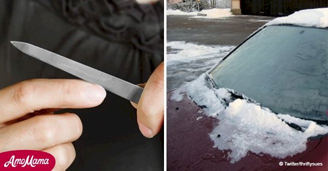 Nail file can be one of the most useful tools to keep in your car during the winter months