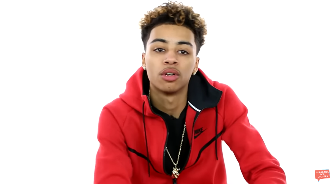 Lucas Coly shares his French roots in an interview with DJ Smallz Eyes, posted on January 29, 2017 | Source: YouTube.com/djsmallzeyes