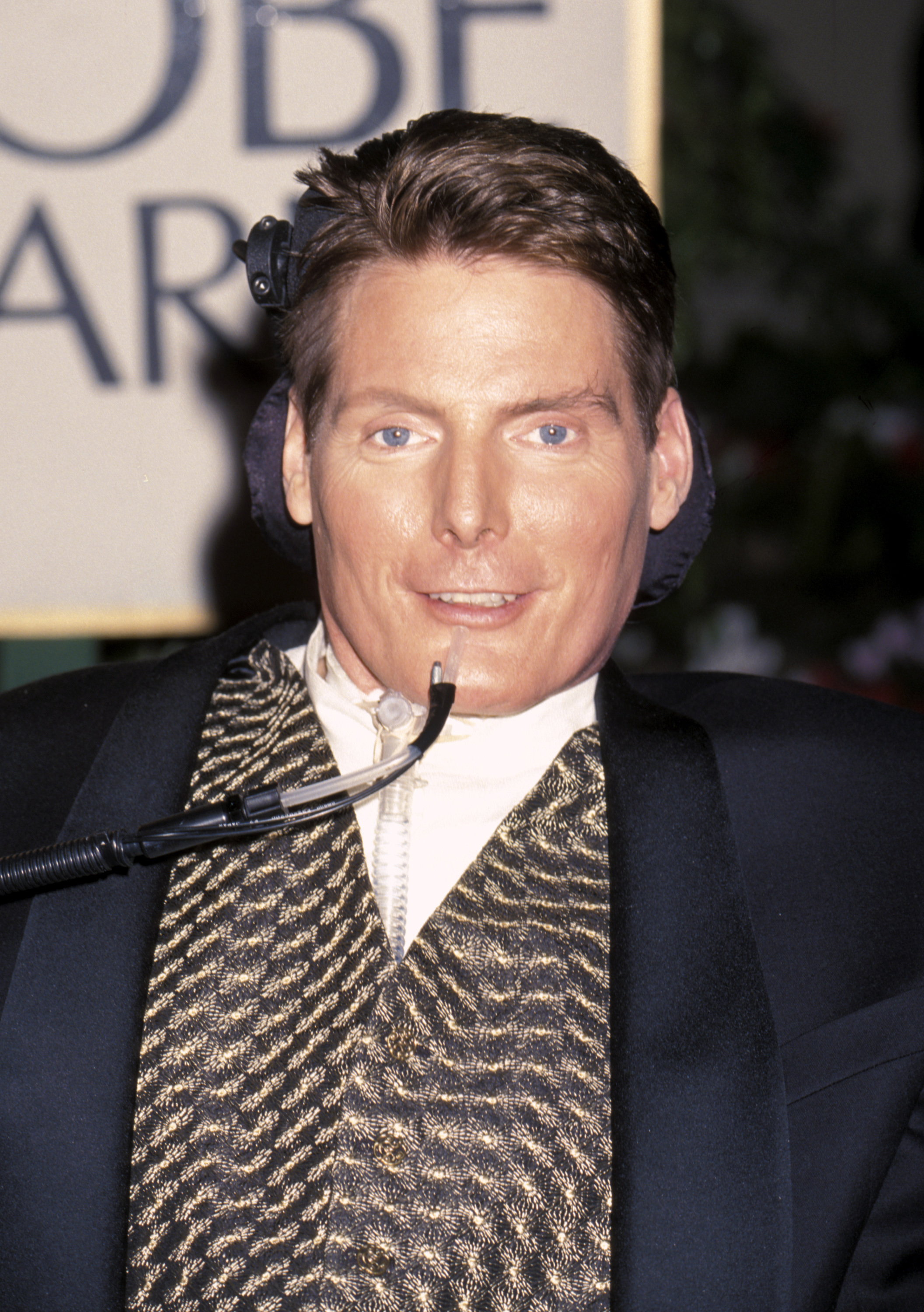 Christopher Reeve during the 56th Annual Golden Globe Awards on January 24, 1999 | Source: Getty Images