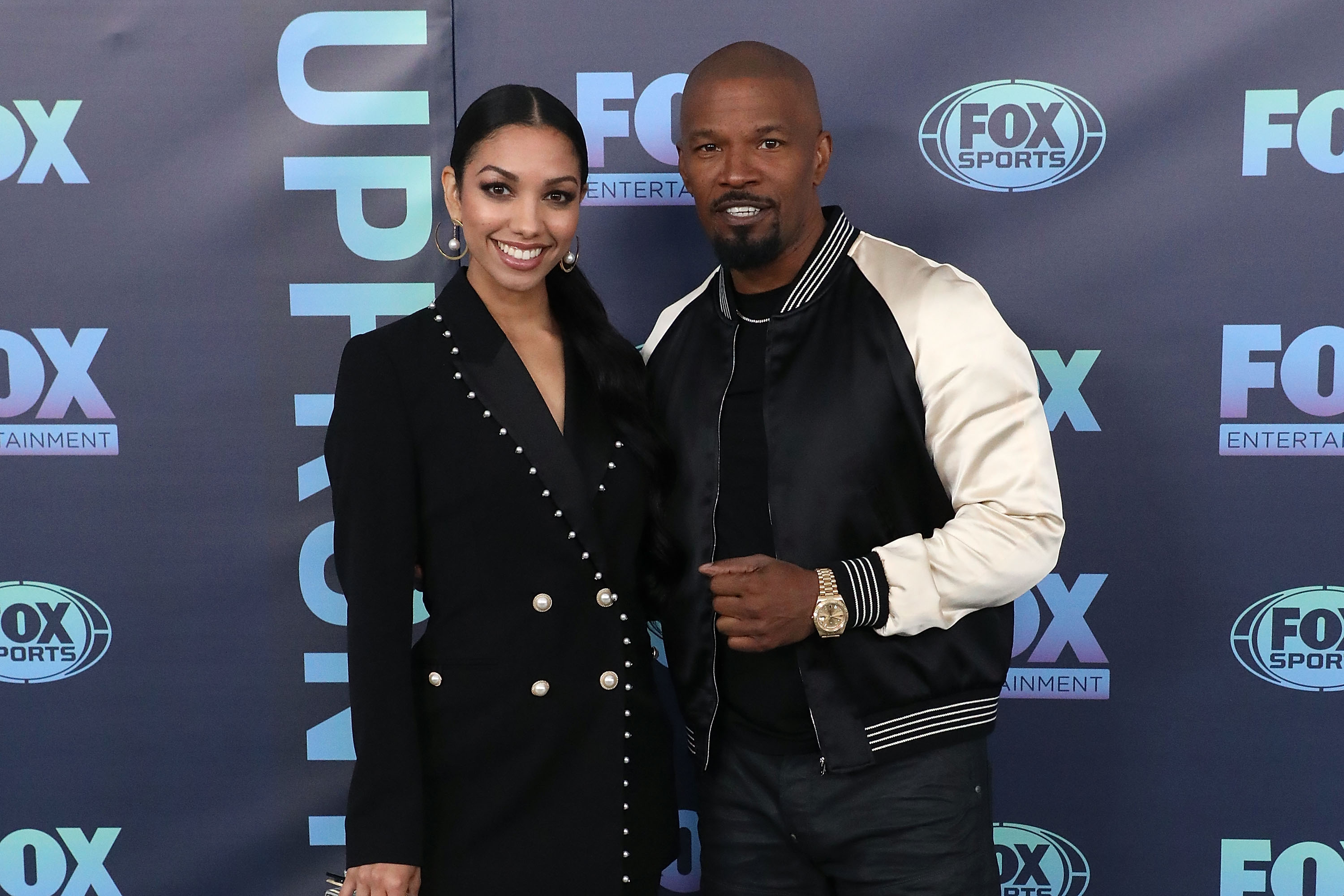 Corinne Foxx and Jamie Foxx attend the 2019 FOX Upfront at Wollman Rink in Central Park on May 13, 2019 in New York City | Source: Getty Images