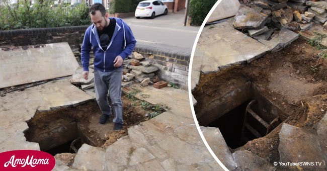 Man found giant hole near his home. But it turned out to be a secret room