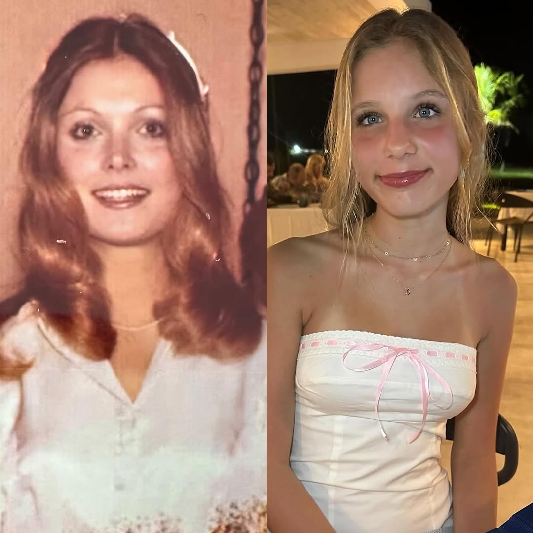 Bernadette Birk and Bryn Hoppy in a side-by-side comparison from a post dated May 5, 2025 | Source: Instagram/bethennyfrankel
