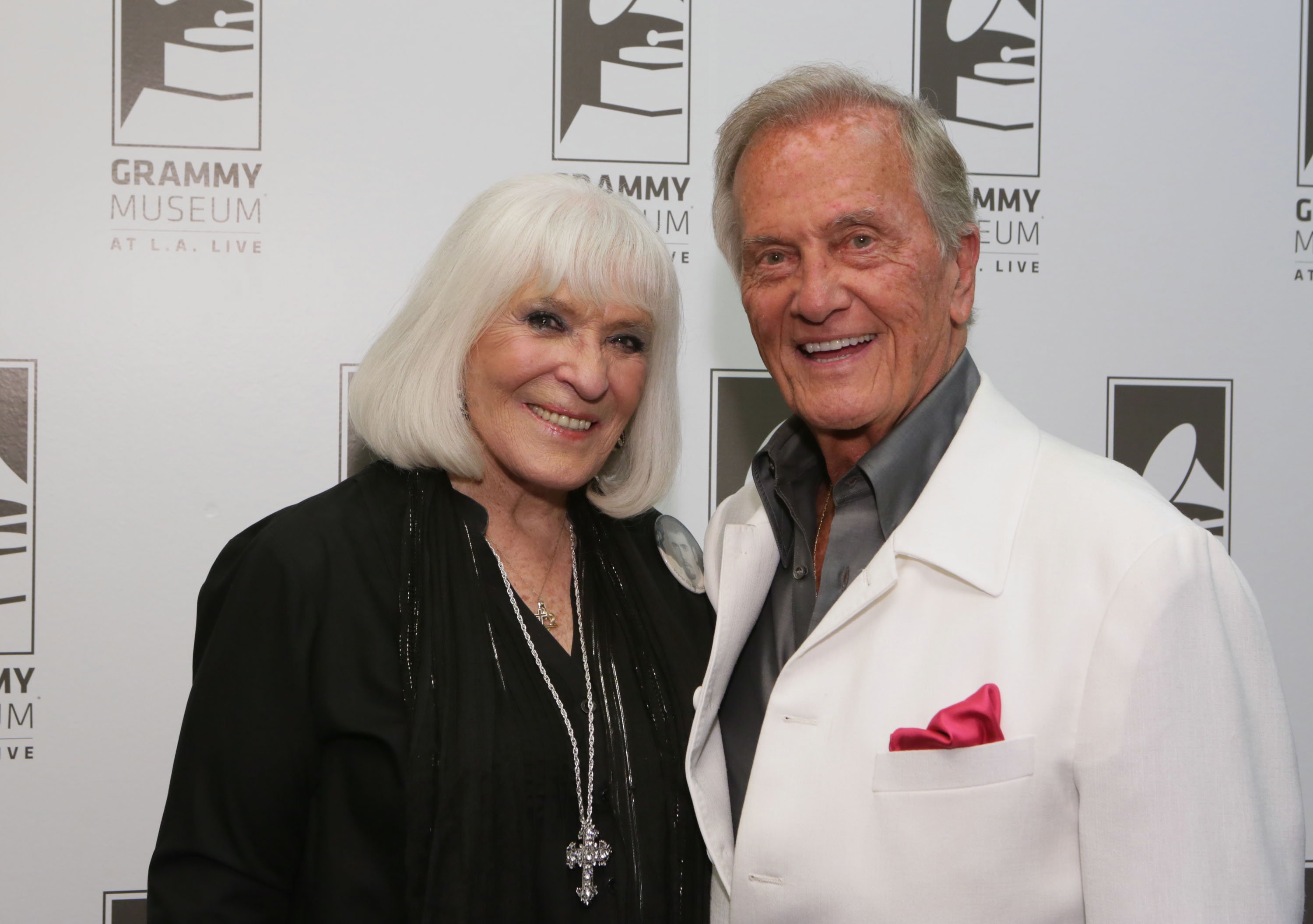 Shirley and Pat Boone at An Evening With Pat Boone at The Grammy Museum on June 2, 2015, in Los Angeles, California. | Source: Getty Images