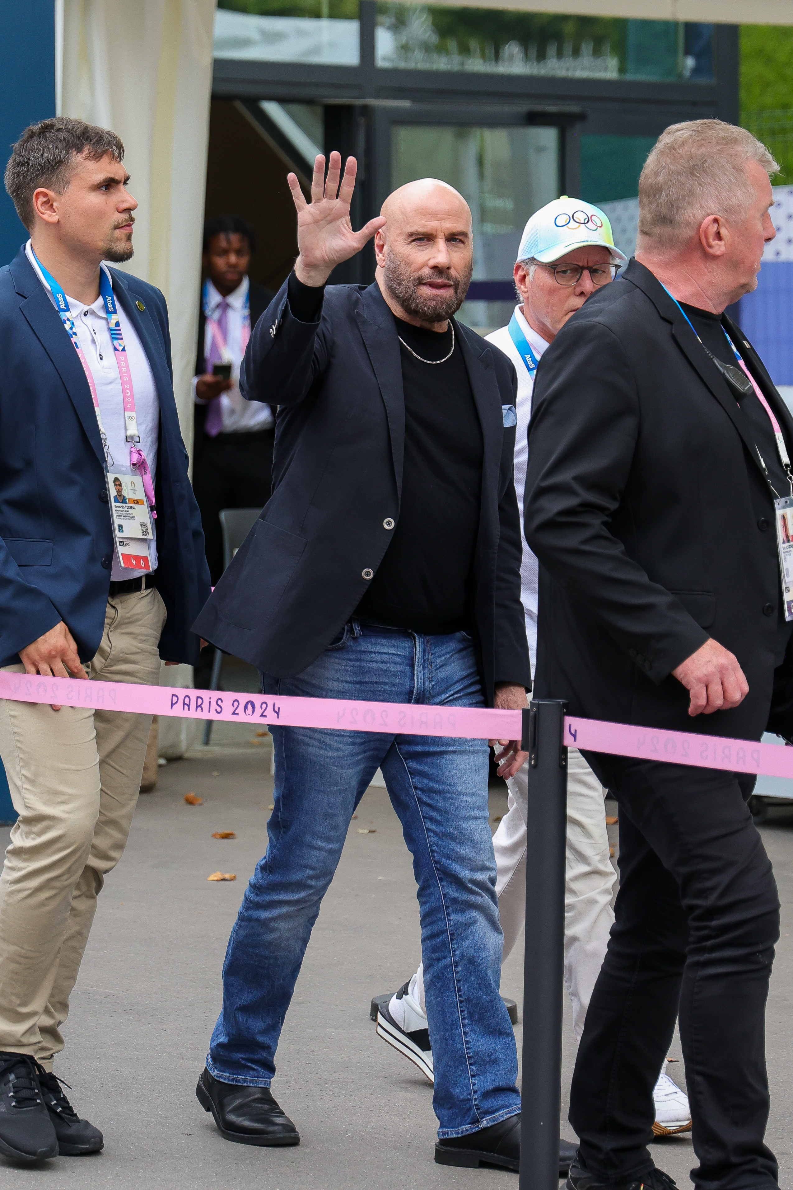 John Travolta at the 2024 Paris Olympic Games on August 3, 2024, in Paris, France. | Source: Getty Images