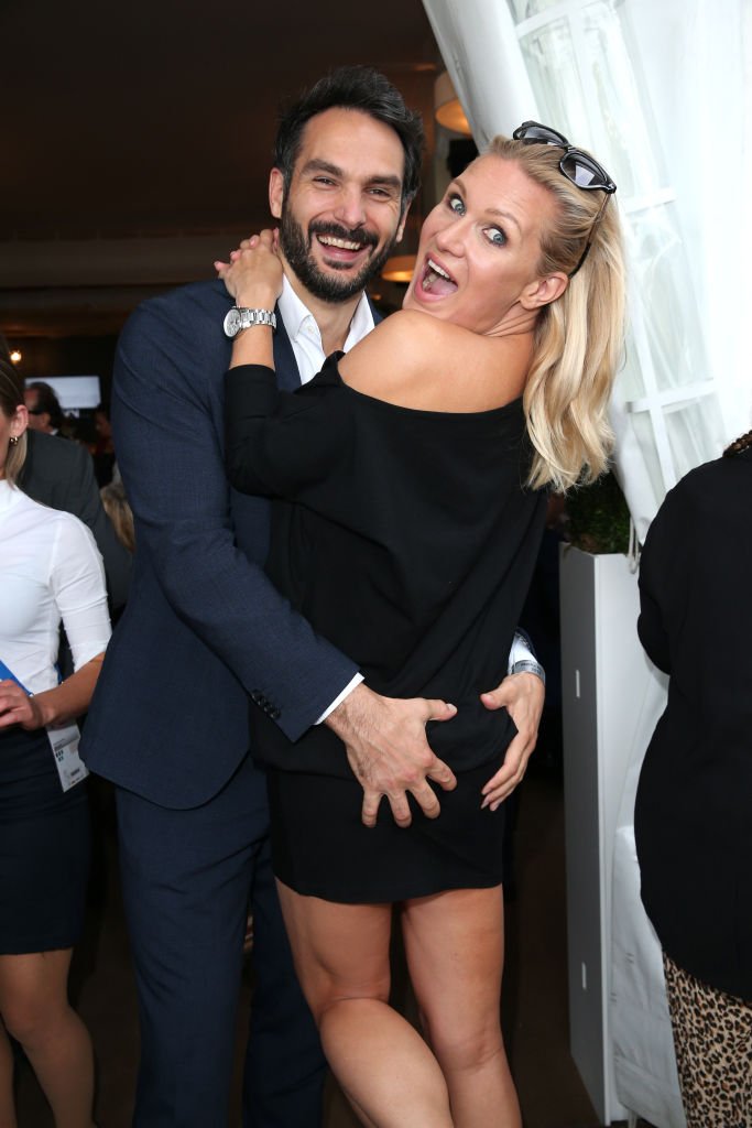 Magdalena Brzeska und ihr Freund Roland Klein während der CHIO 2019 Media Night am 16. Juli 2019 in Aachen. | Quelle: Getty Images