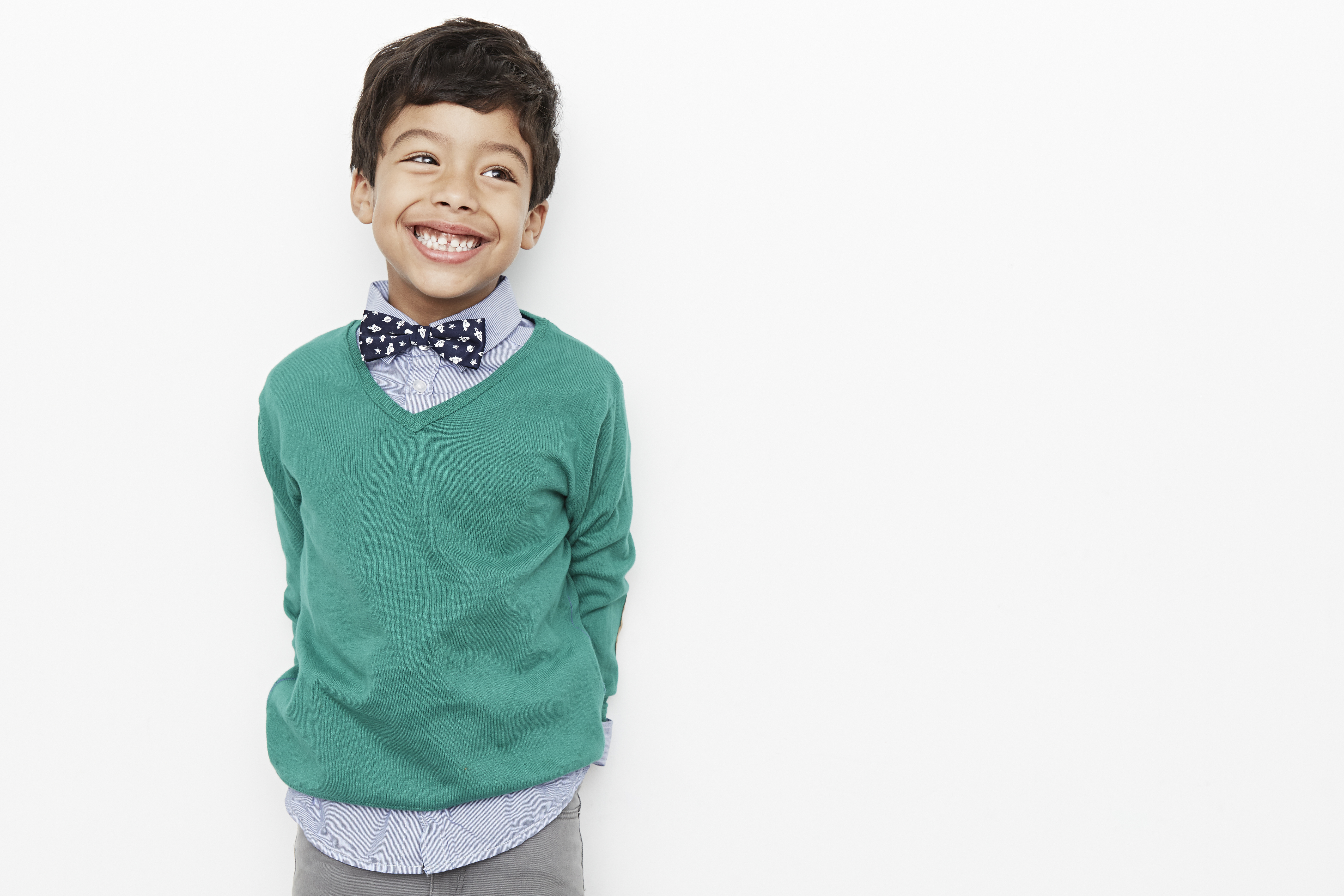 Boy looking preppy with bow tie | Source: Getty Images