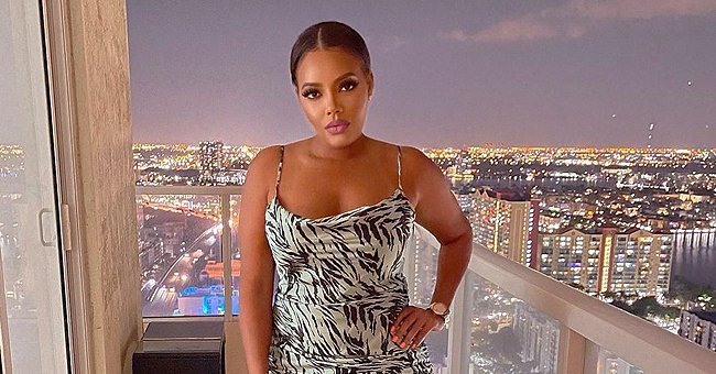 Guhh Star Angela Simmons Turns The Heat Up As She Pours Her Curves Into A Tight Dress Photos