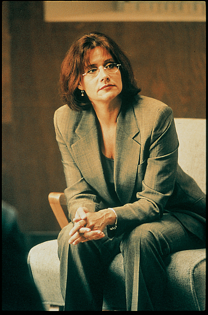 Lorraine Bracco played the therapist, Dr. Jennifer Melfi, throughout the acclaimed series. In this photo, she posed in character for a scene in "The Sopranos" in 1999. | Source: Getty Images