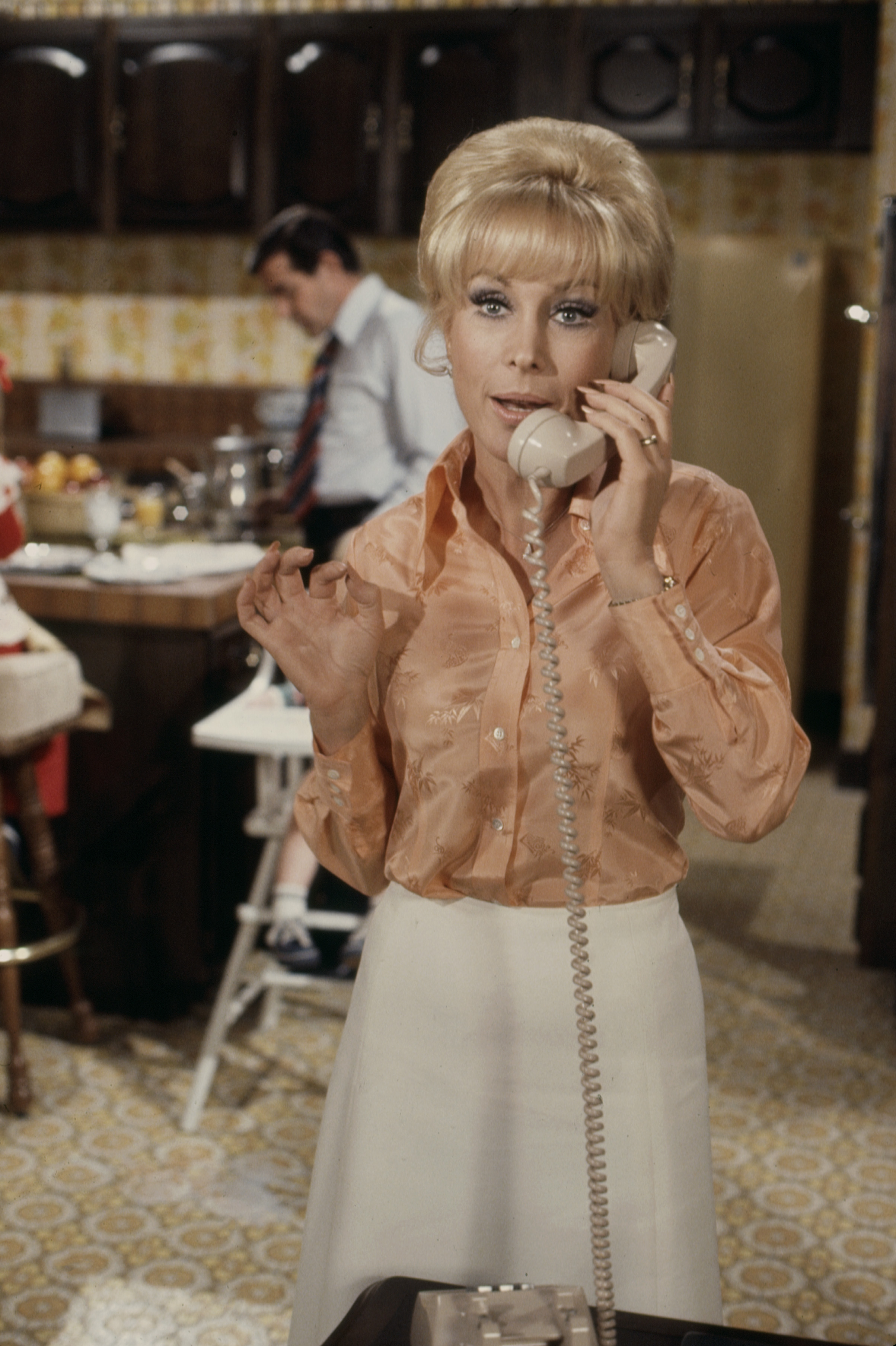 Barbara Eden acts on the scene appearing in the ABC TV movie 