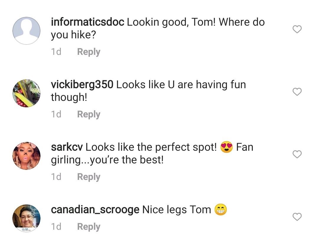 Fans' comments under Tom Bergeron's photo. | Photo: Instagram/@tombergeron