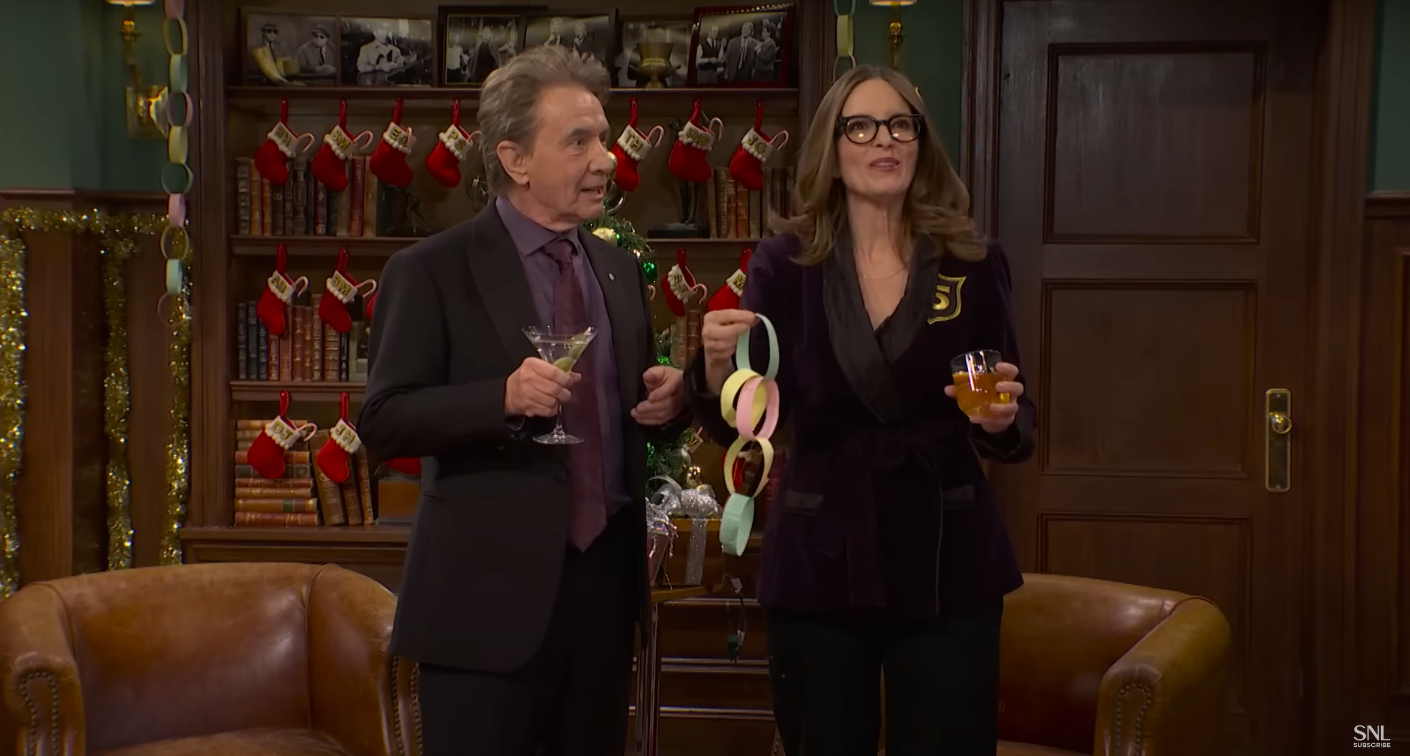 Martin Short and Tina Fey. | Source: YouTube/Saturday Night Live