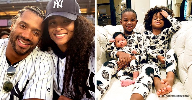 Ciara Shares a Sweet Pic of Her Three Adorable Kids in Matching Pajamas ...