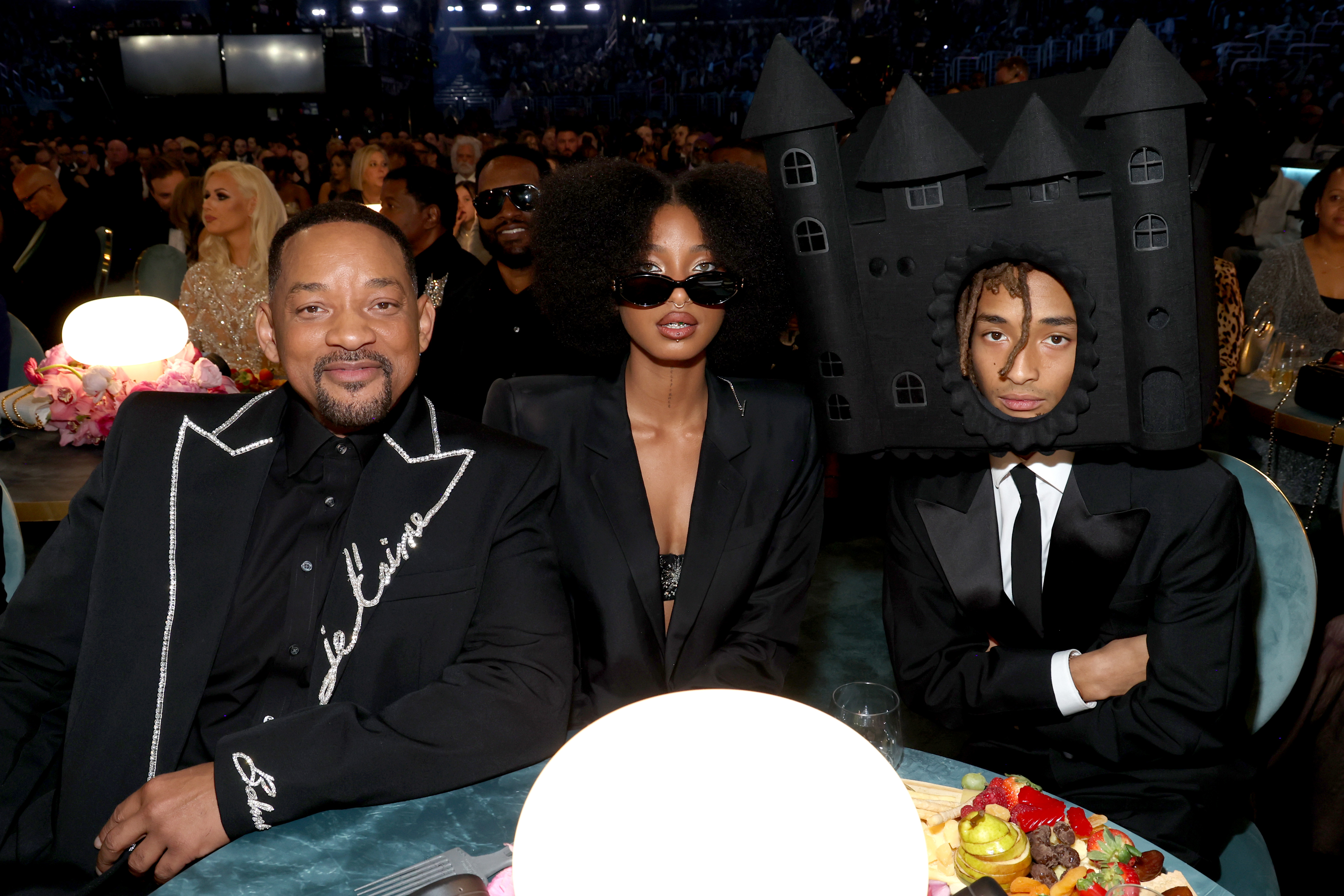 Will, Willow, and Jaden Smith attend the 67th Annual GRAMMY Awards at Crypto.com Arena in Los Angeles, California, on February 2, 2025 | Source: Getty Images