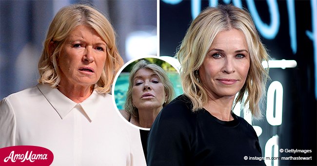 Martha Stewart Reacts after Comedian Chelsea Handler ...