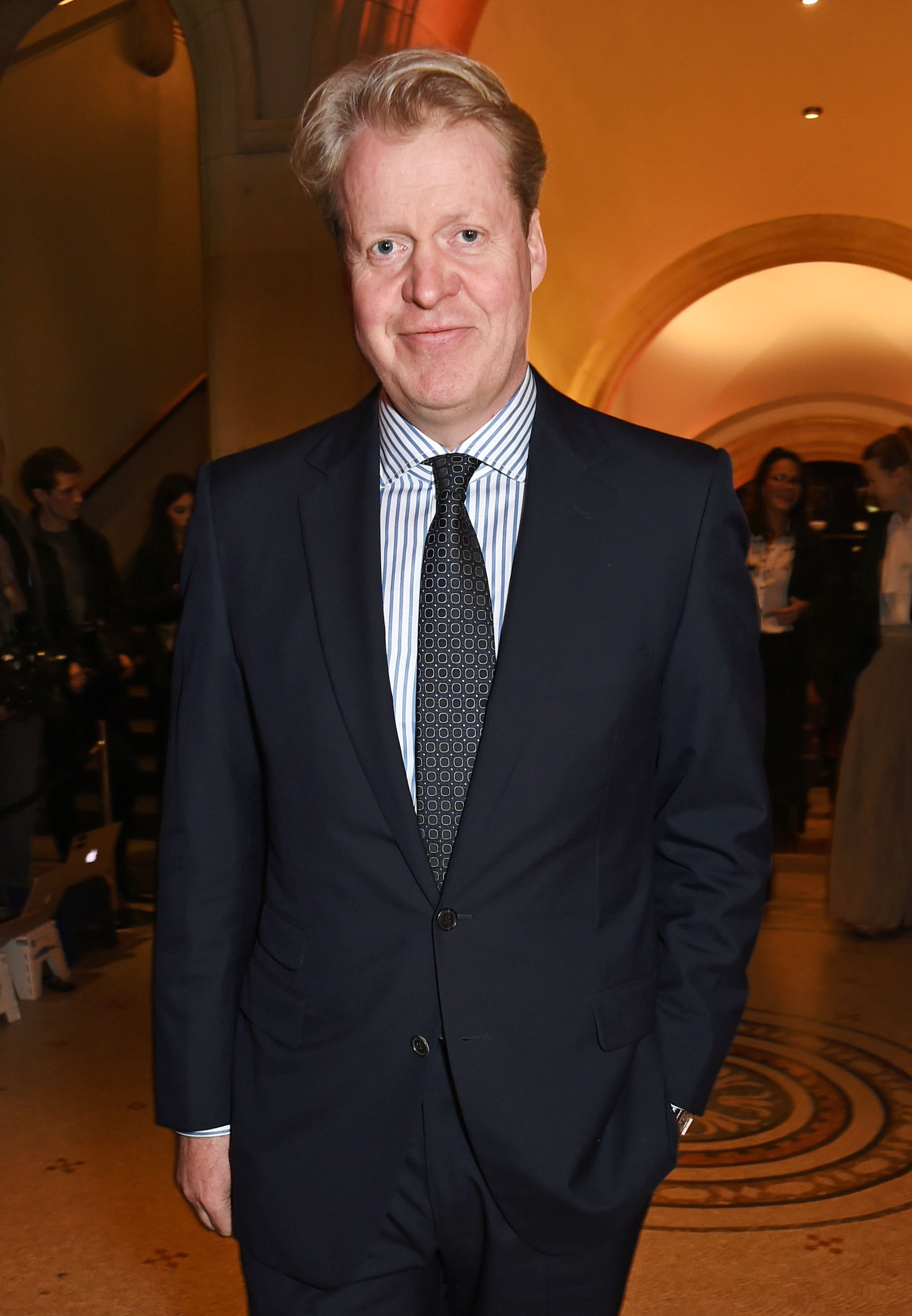 Earl Charles Spencer at a private view of "Vogue 100: A Century of Style" hosted by Alexandra Shulman and Leon Max at the National Portrait Gallery on February 9, 2016 | Photo: Getty Images
