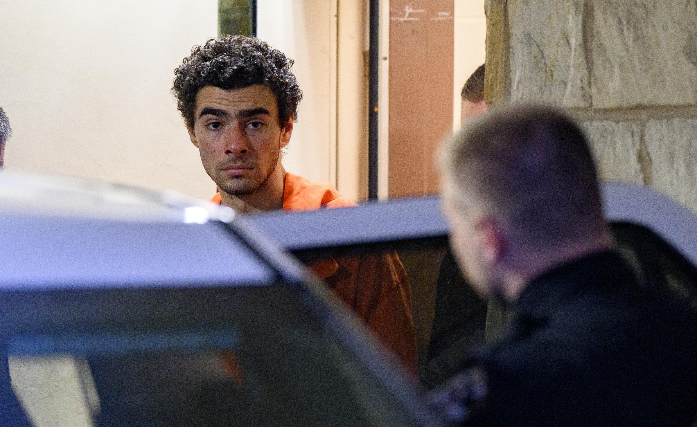 Luigi Mangione is led into the Blair County Courthouse for an extradition hearing in Hollidaysburg, Pennsylvania, on December 10, 2024 | Source: Getty Images