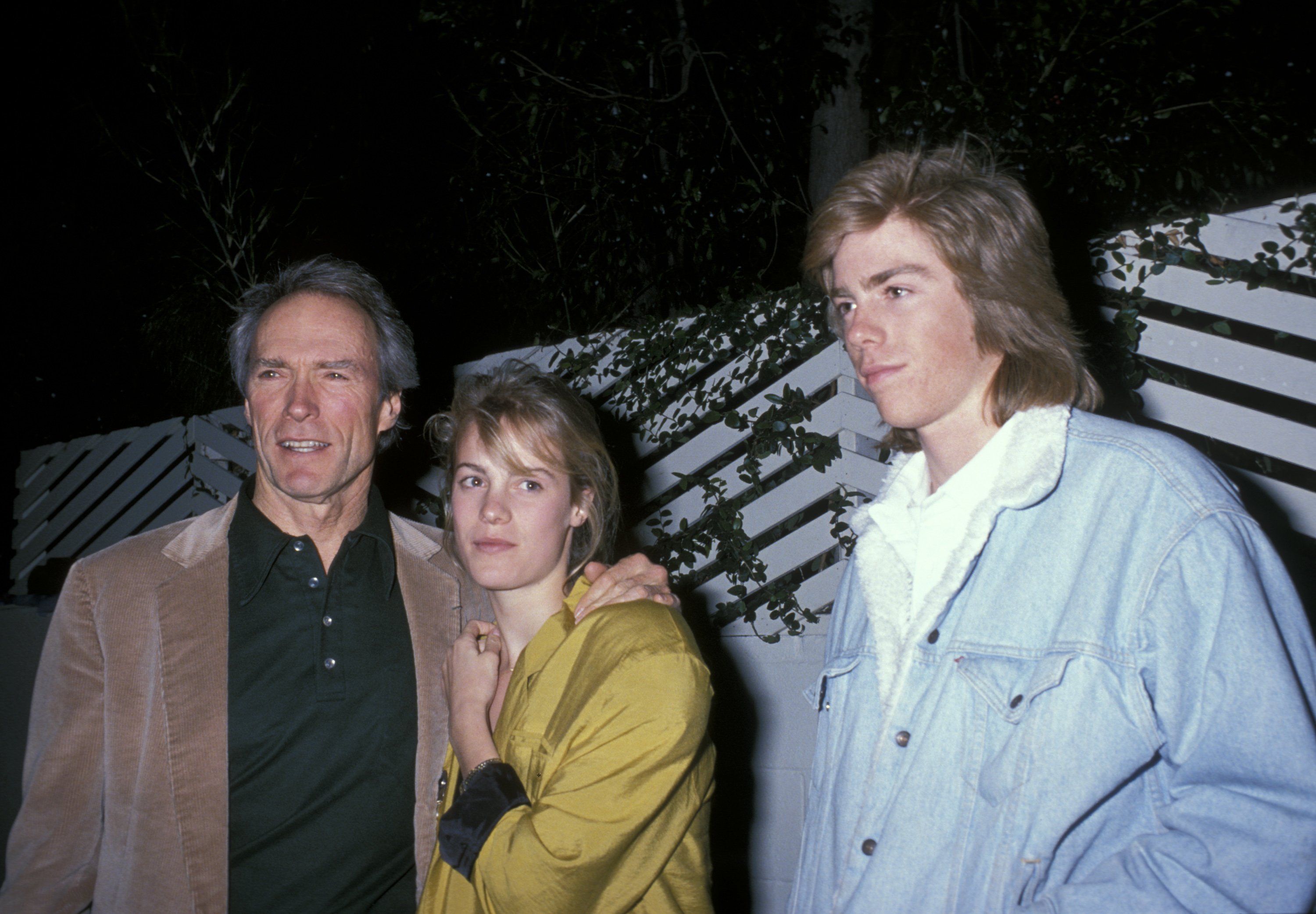 Clint Eastwood with daughter Alison Eastwood and son Kyle Eastwood | Photo: Ron Galella/Ron Galella Collection via Getty Images