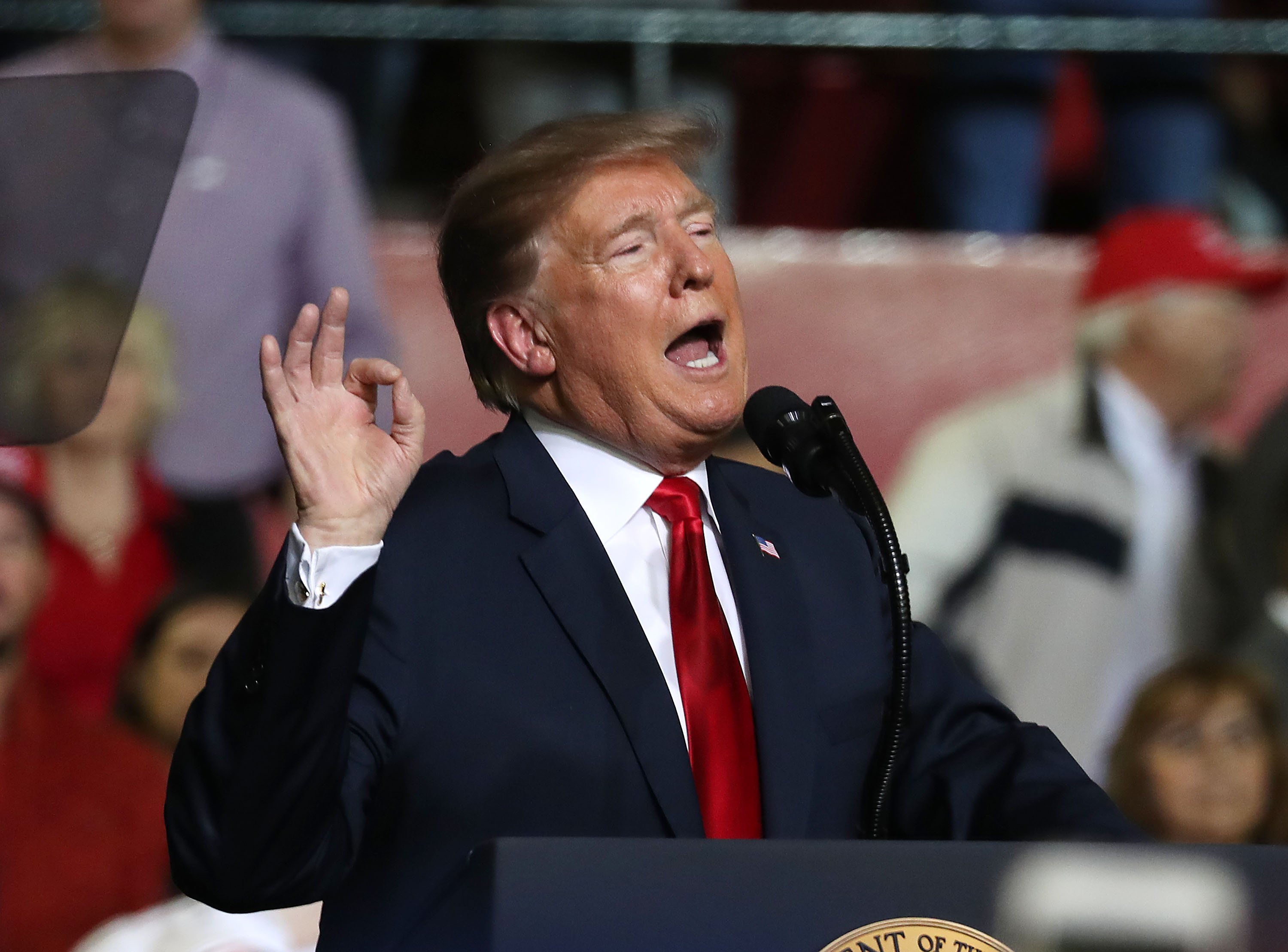 President Donald Trump giving a campaign rally in El Paso, Texas in February 2019 | Photo: Getty Images President Donald Trump giving a campaign rally in El Paso, Texas in February 2019 | Photo: Getty Images
